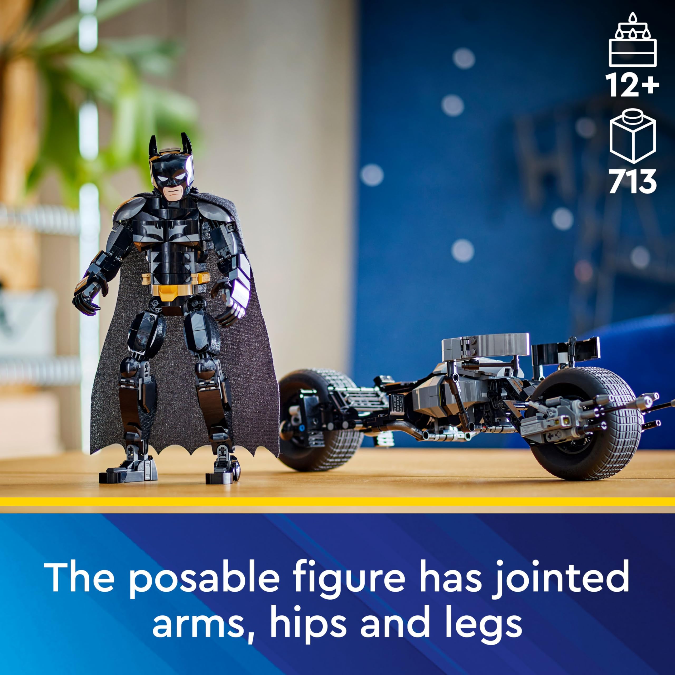 LEGO DC Batman Construction Figure & Bat-Pod Bike Set - Buildable Action Figure for Ages 12+ 6