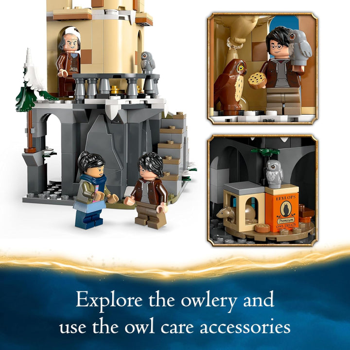 LEGO Harry Potter Hogwarts Castle Owlery 76430 - Building Set for Kids 8+