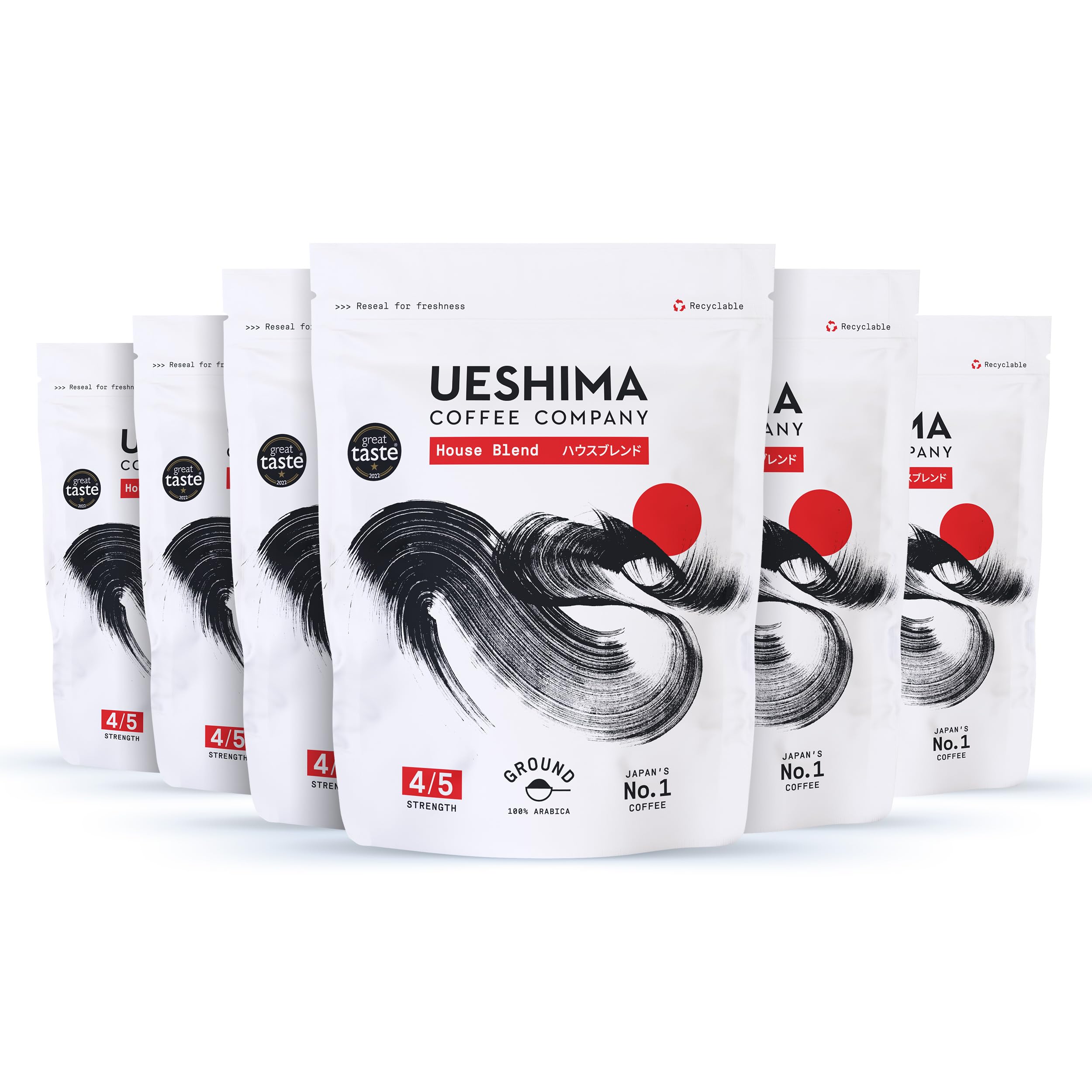 Ueshima Coffee Company - House Blend Ground Coffee 250g (Pack of 6) 1