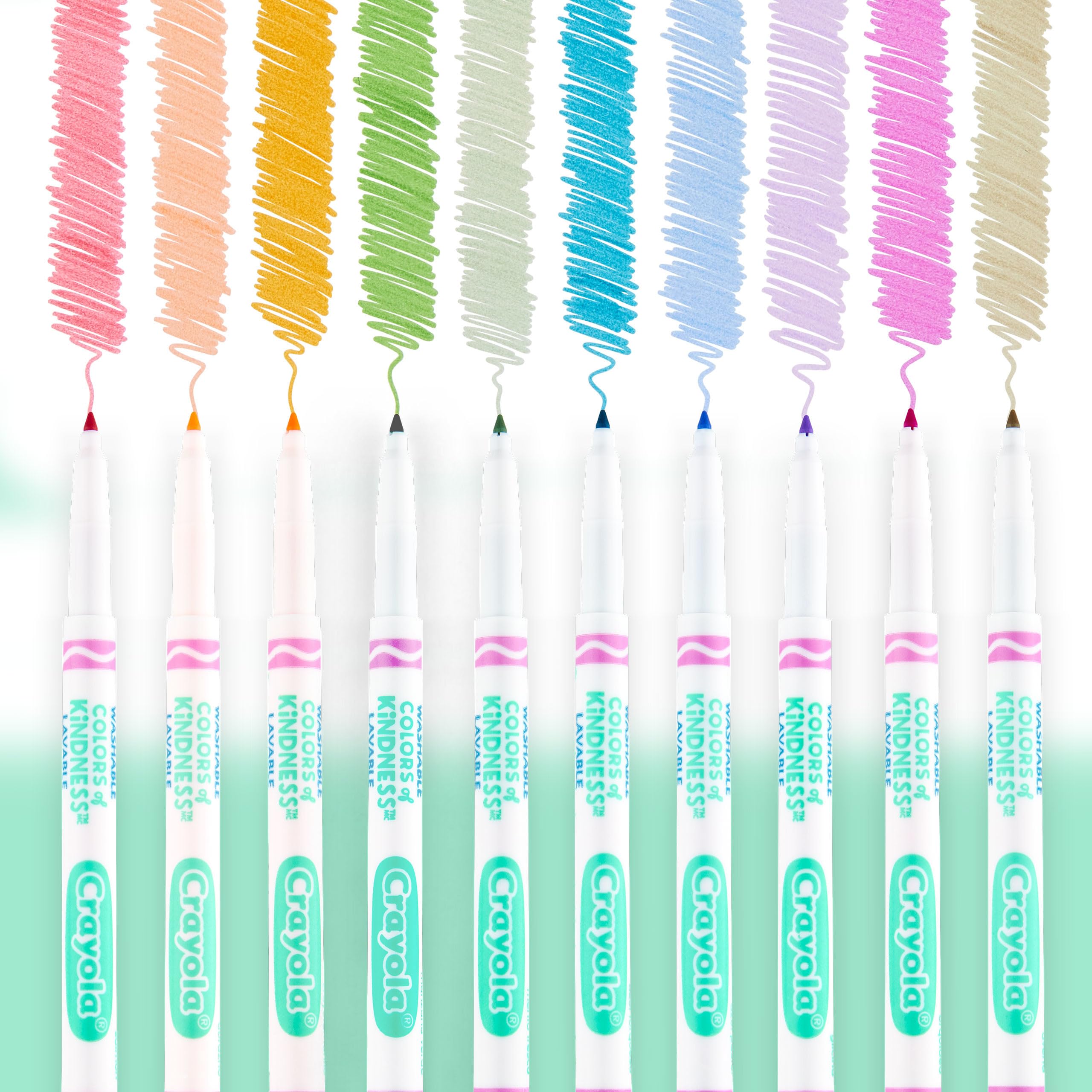 CRAYOLA Colours of Kindness Washable Fine Line Markers - Assorted Colors (58-7827) 9
