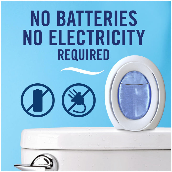 Febreze Bathroom Air Freshener - Odour Fighter with Cotton Fresh Scent, 50-Day Long-Lasting Air Care