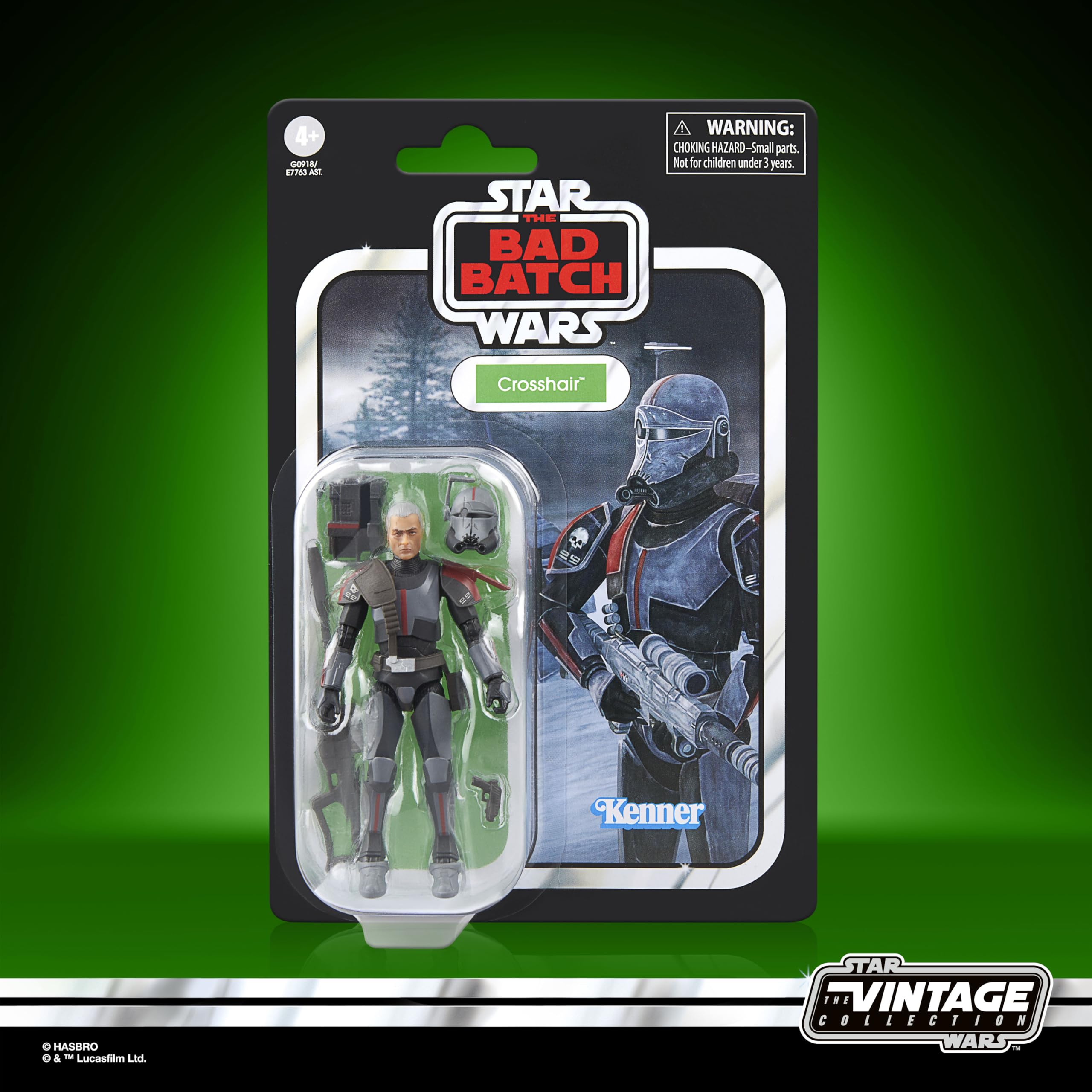 Hasbro Star Wars The Vintage Collection Crosshair Action Figure - 9.5 cm Scale | The Bad Batch