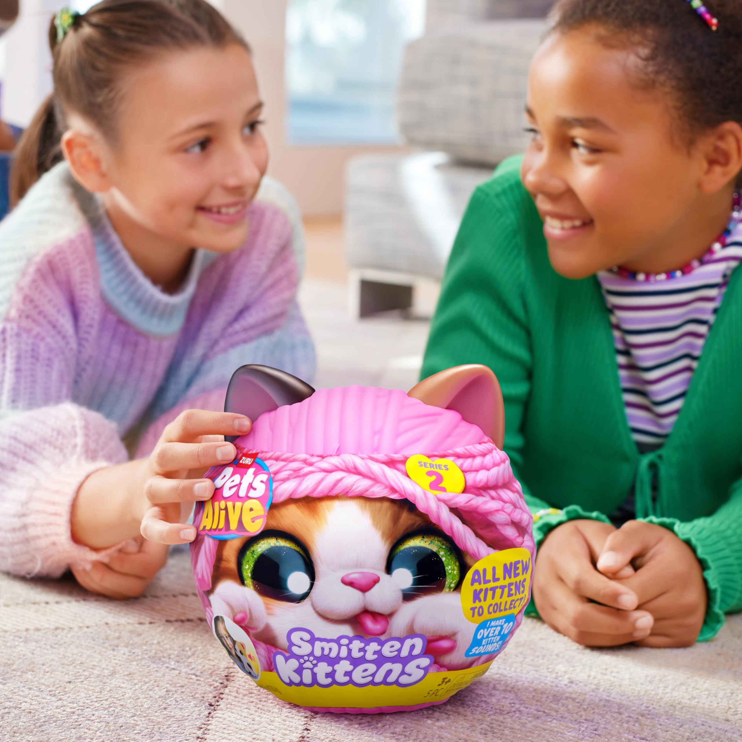 Pets Alive Smitten Kittens Series 2 Dragon Li Interactive Plush Toy by ZURU | 7.87 in 3