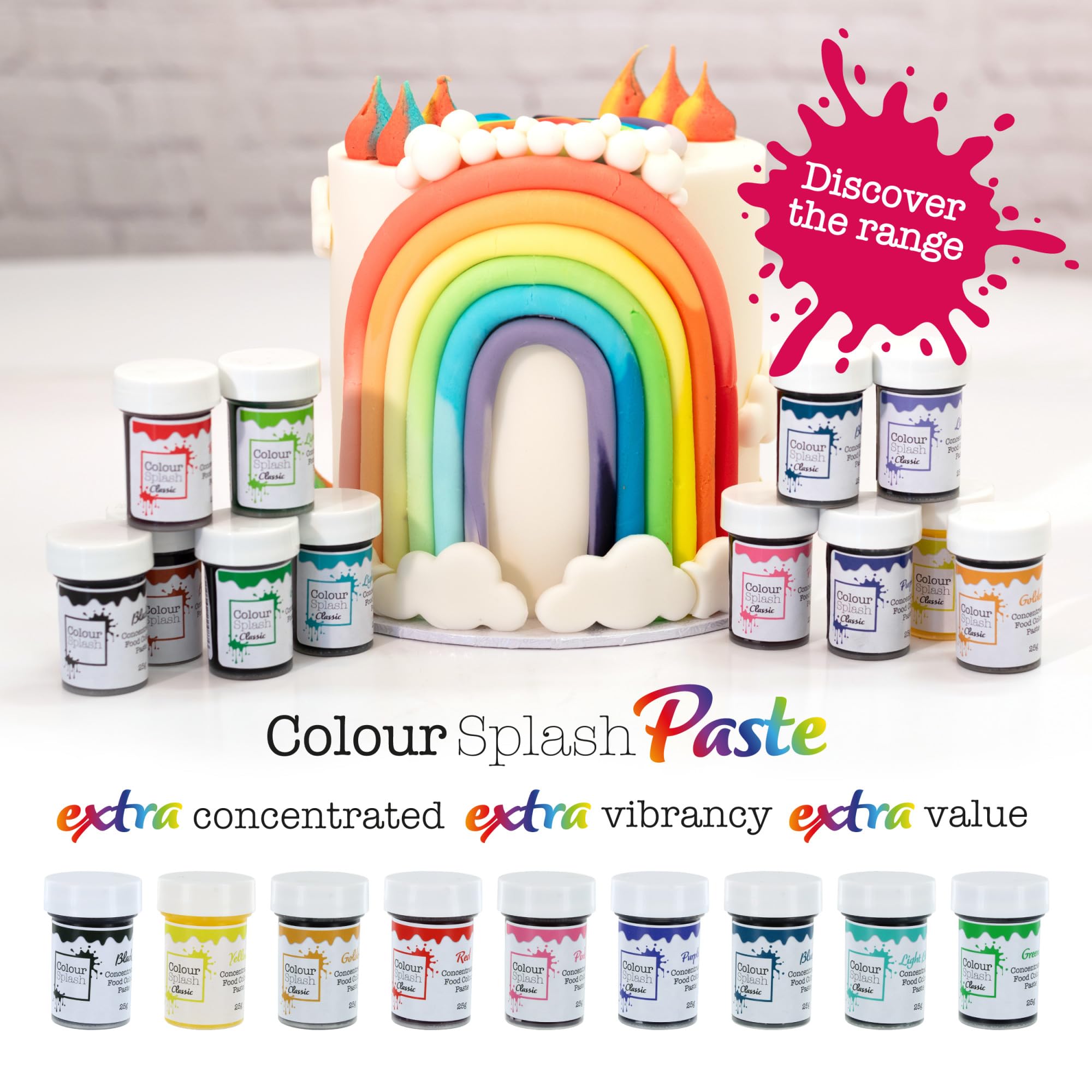 Colour Splash Concentrated Food Colouring Paste - Black | 25g Pot | Vibrant Edible Colour 5