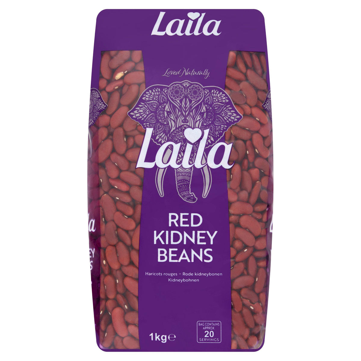 Laila Red Kidney Beans - 4 x 1 kg