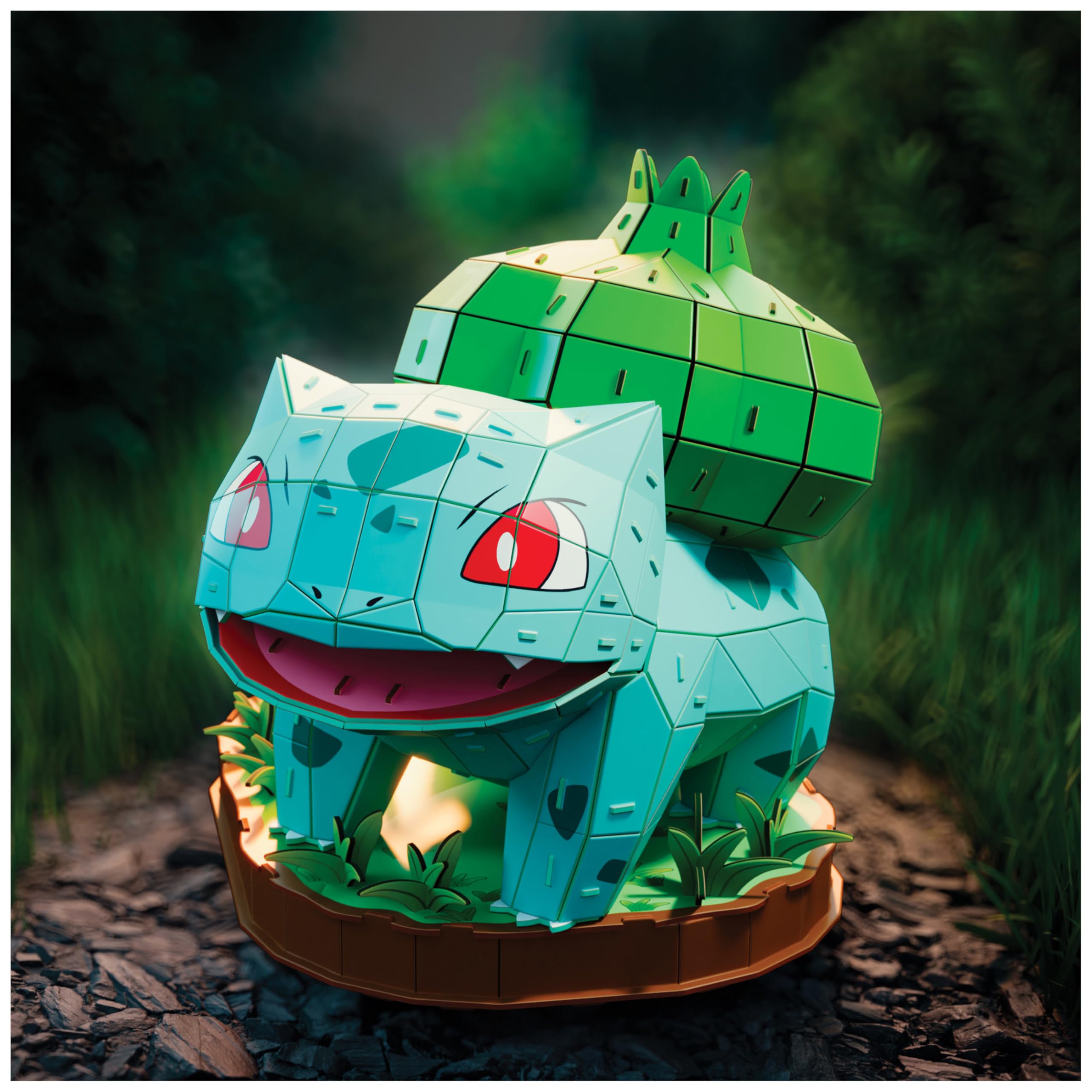 4D Build Pokémon Bulbasaur 3D Model Kit - 195-Piece Building Puzzle for Ages 12+ 6