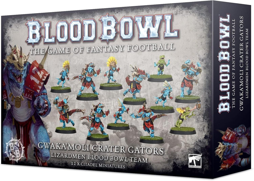 Games Workshop Blood Bowl: Lizardmen Team - Gwaka'moli Crater Gators