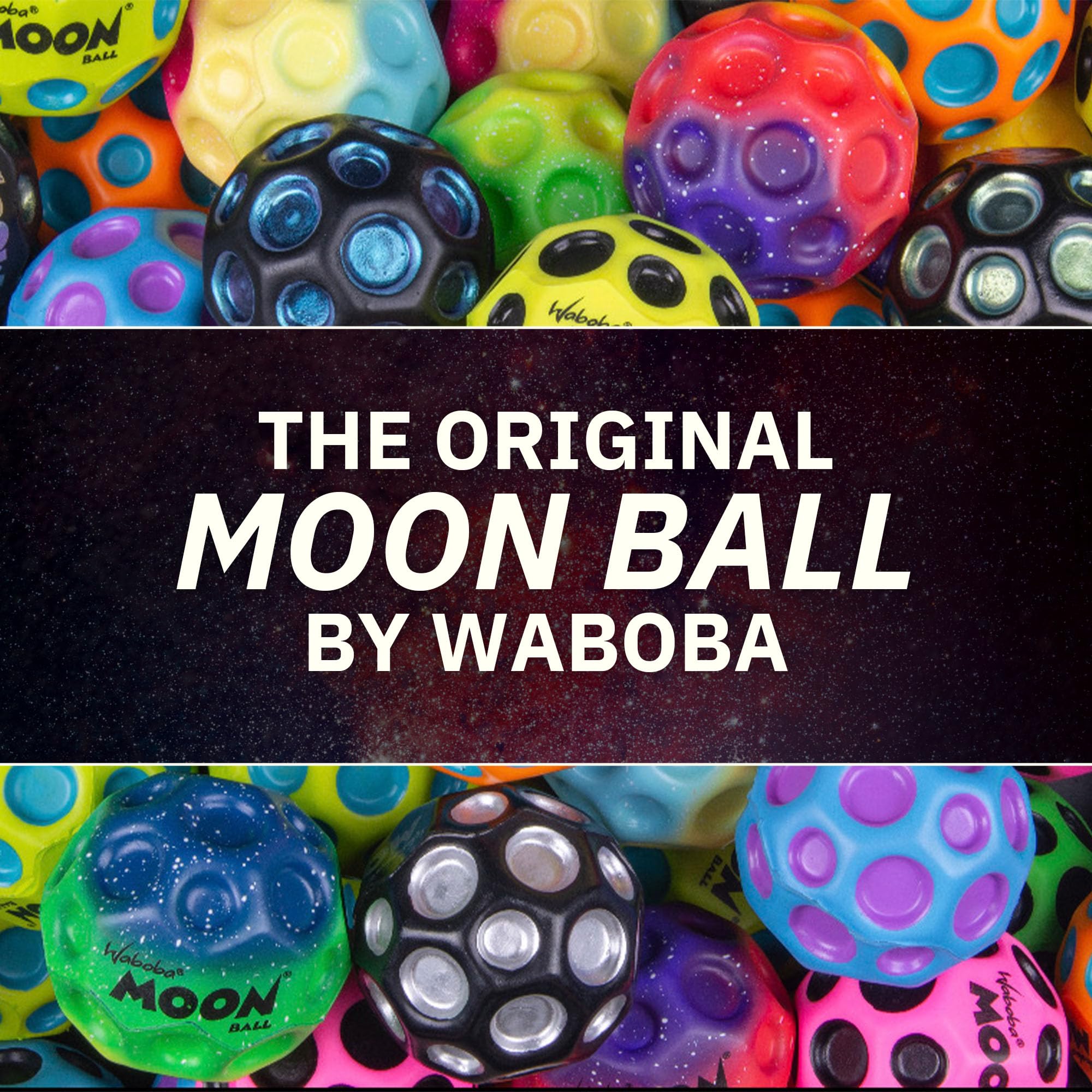 Waboba The Original Moon Ball - Hyper Bouncy Ball | Yellow | 68g
