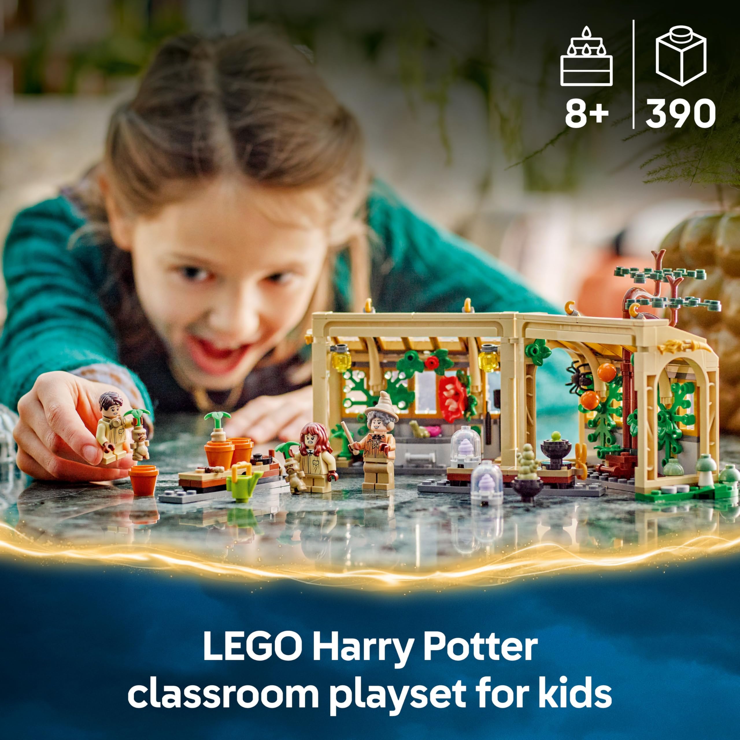 LEGO Harry Potter Hogwarts Castle: Herbology Class Set 76445 | 390 Elements | Ages 8+