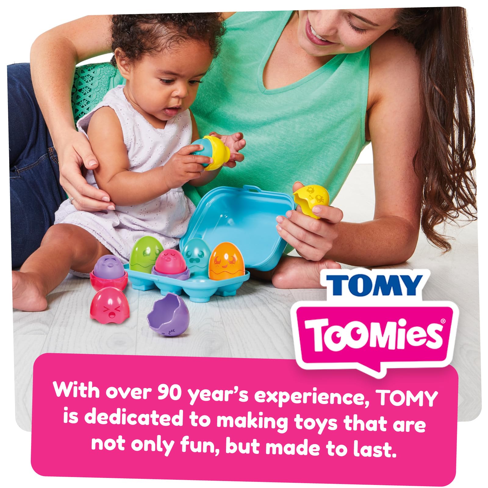 Toomies Hide & Squeak Bright Chicks - Shape Sorter & Color Matching Toy | Ages 6-36 Months 7