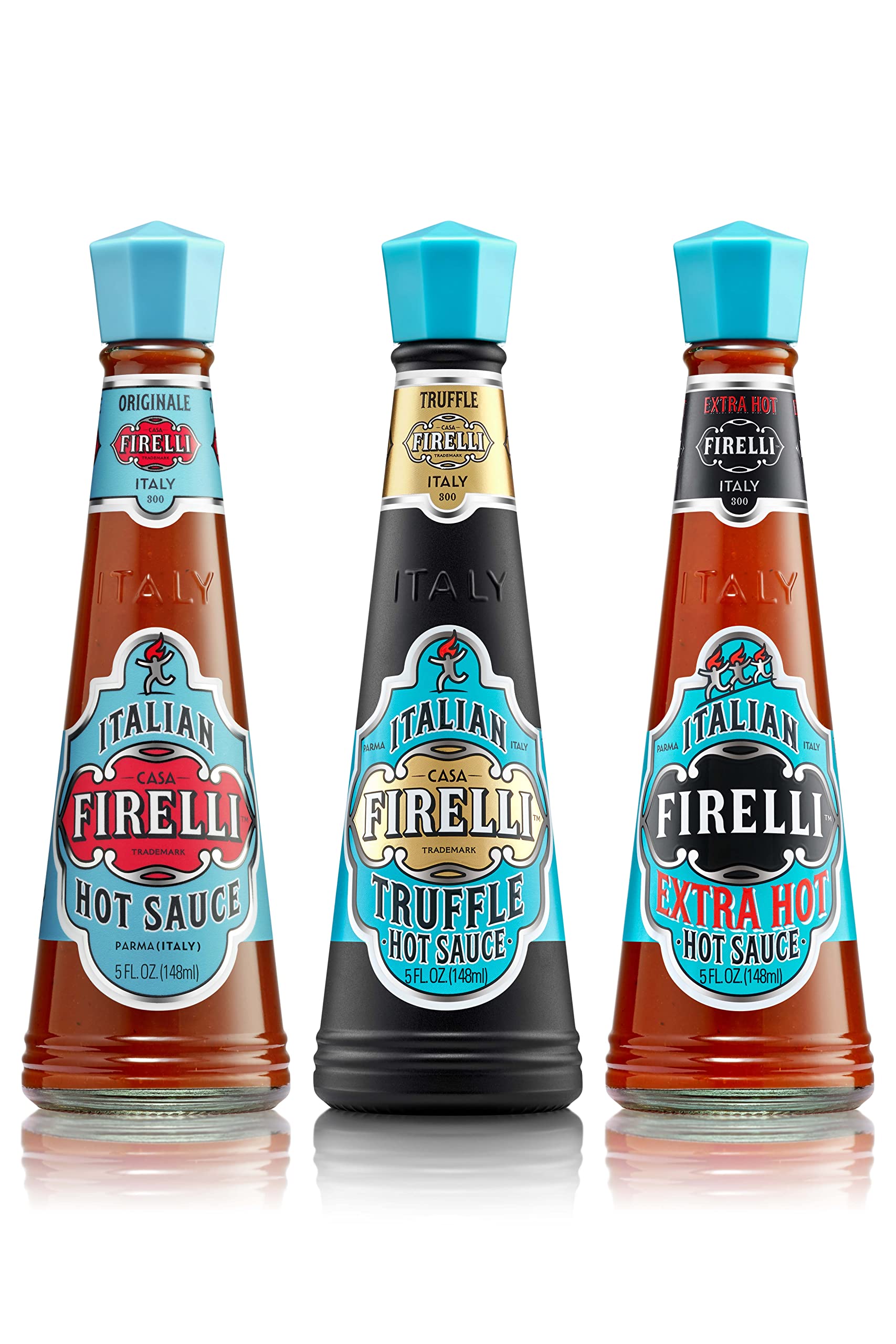 Casa Firelli - Italian Hot Sauce Variety Gift Pack (3x 148ml) 5