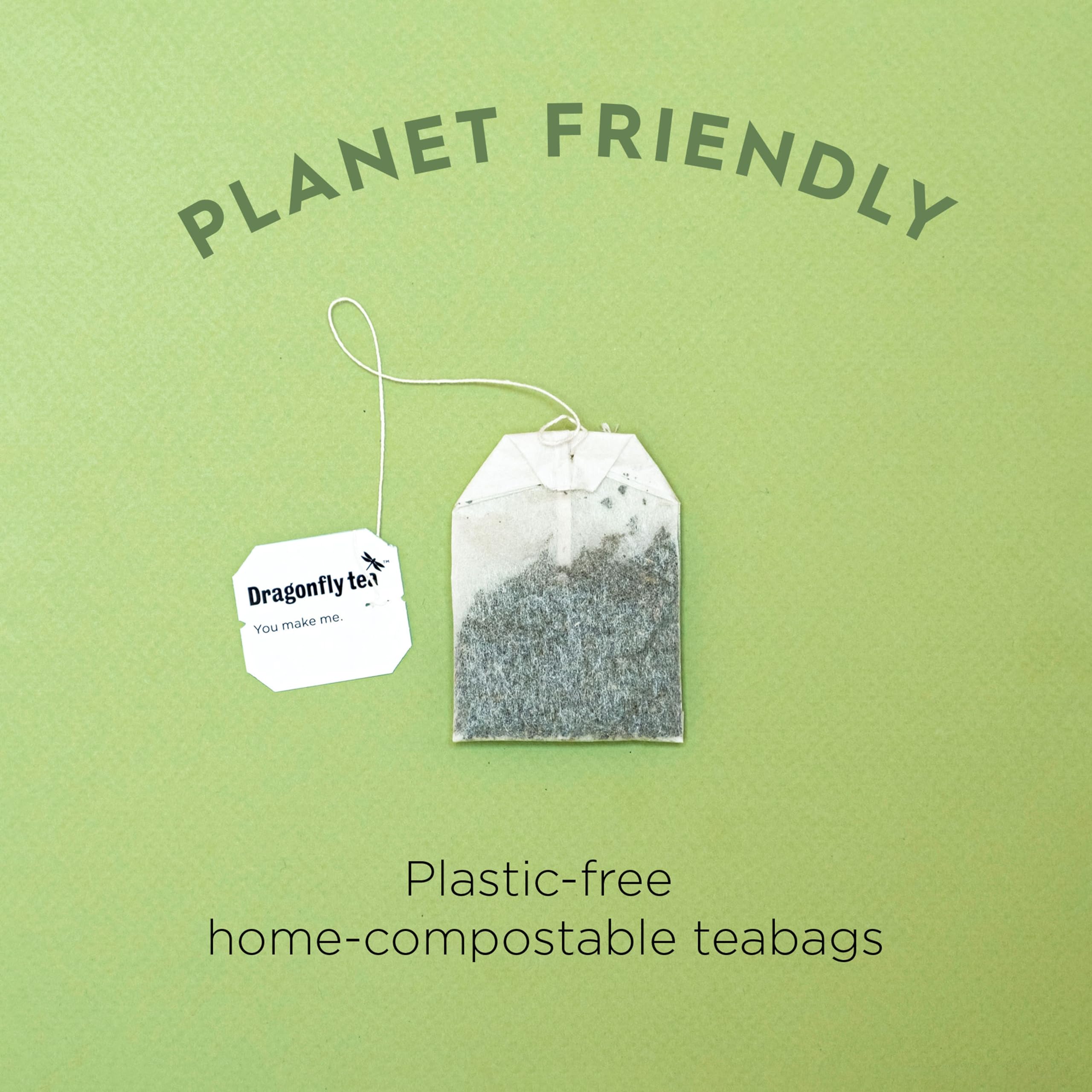 DRAGONFLY Happy Times Organic Tulsi Tea - Uplifting Blend | 4 Pack, 80 Compostable Bags 5