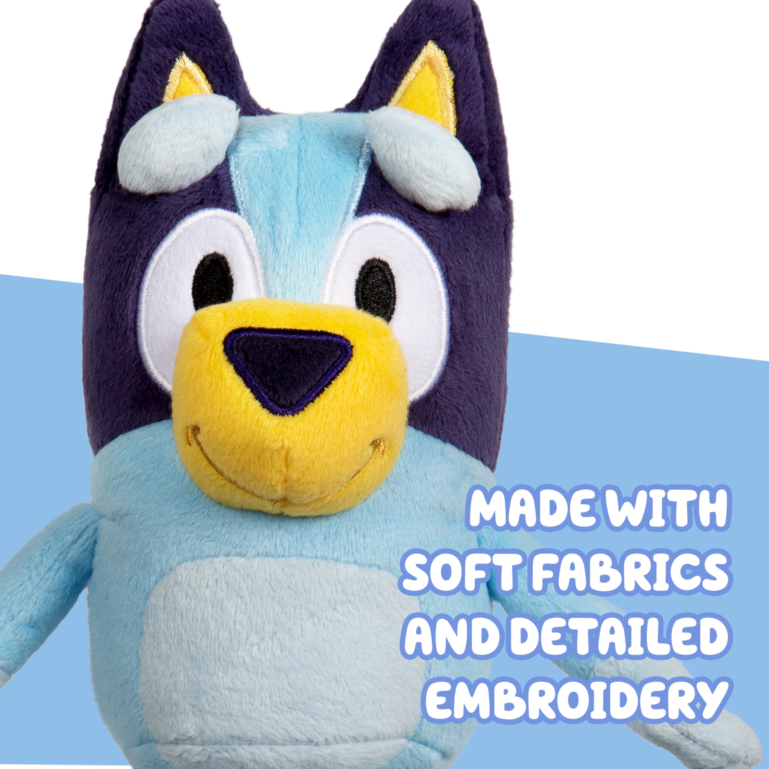 Bluey 2 Pack Plush - 8 inch Collectible Characters | Deluxe Soft Fabrics 4