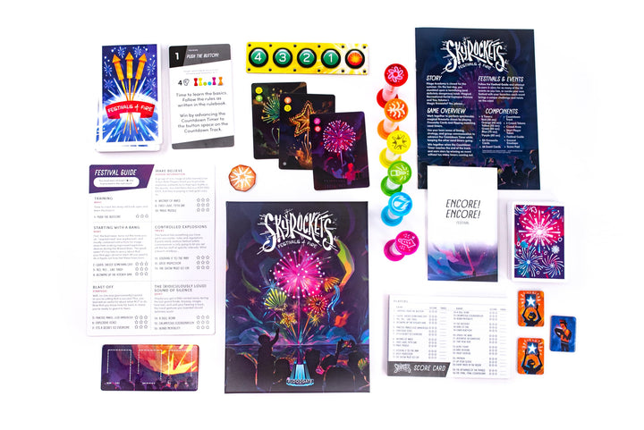 Floodgate Games Skyrockets: Festivals of Fire Card Game - English Version