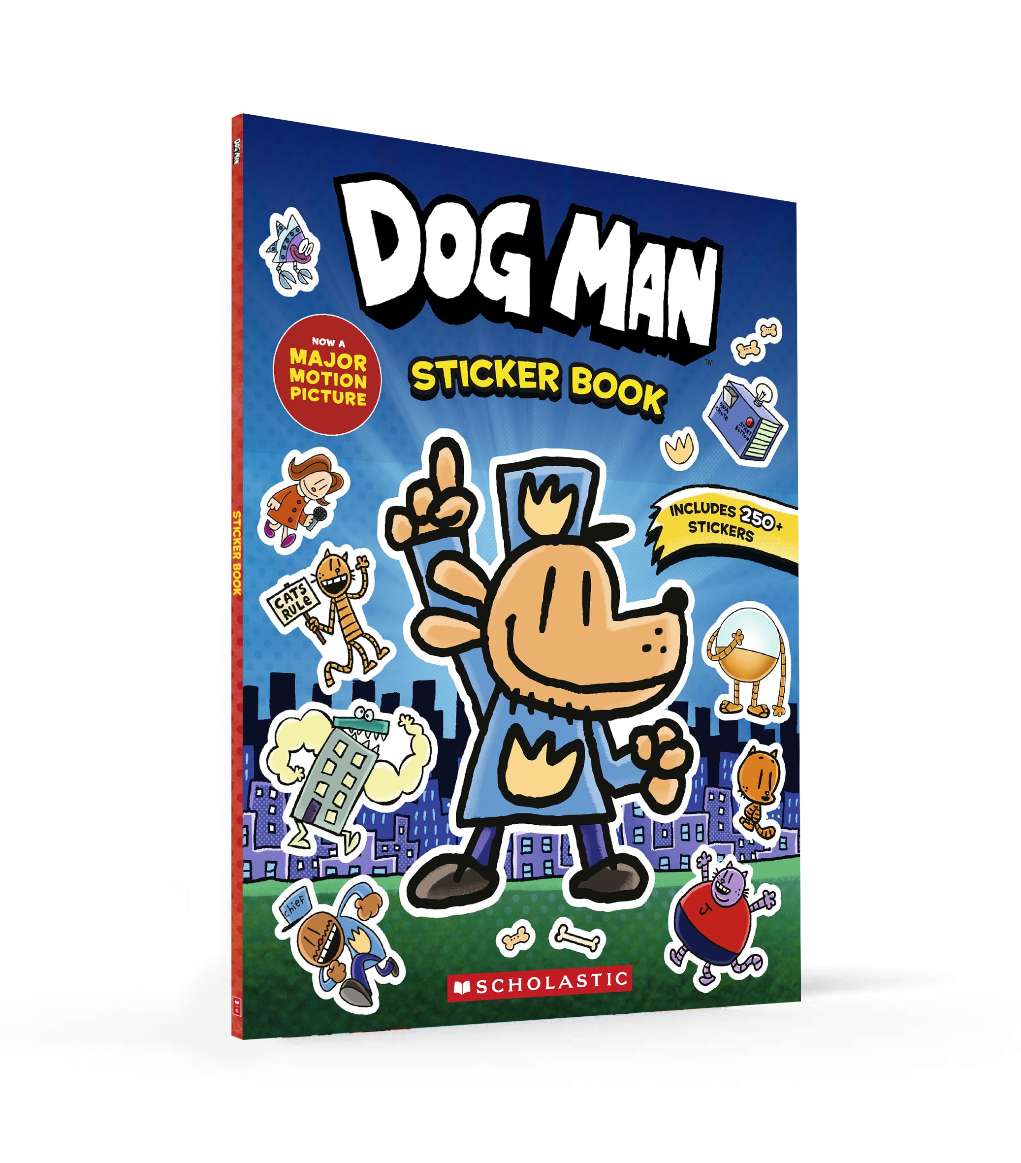 Scholastic Dog Man the Movie: Official Sticker Activity Book | 200+ Stickers | Ages 5-9 2