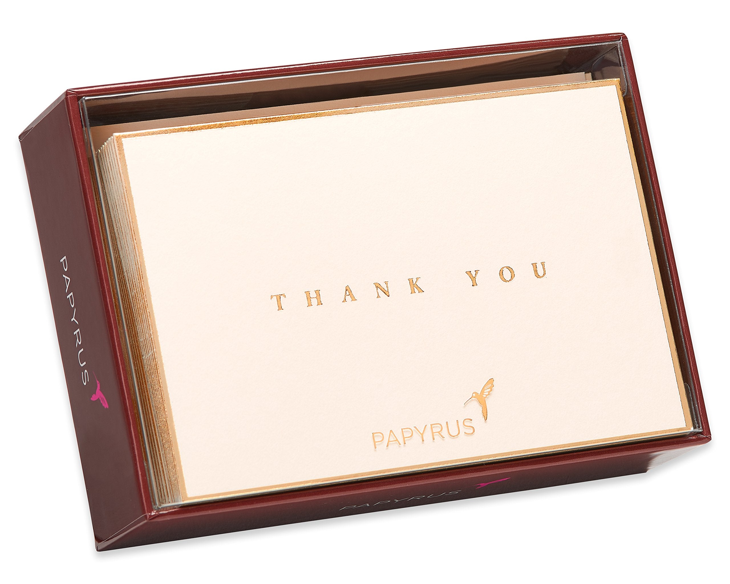 Papyrus Thank You Cards with Gold Border and Cream Envelopes - 16 Count 5