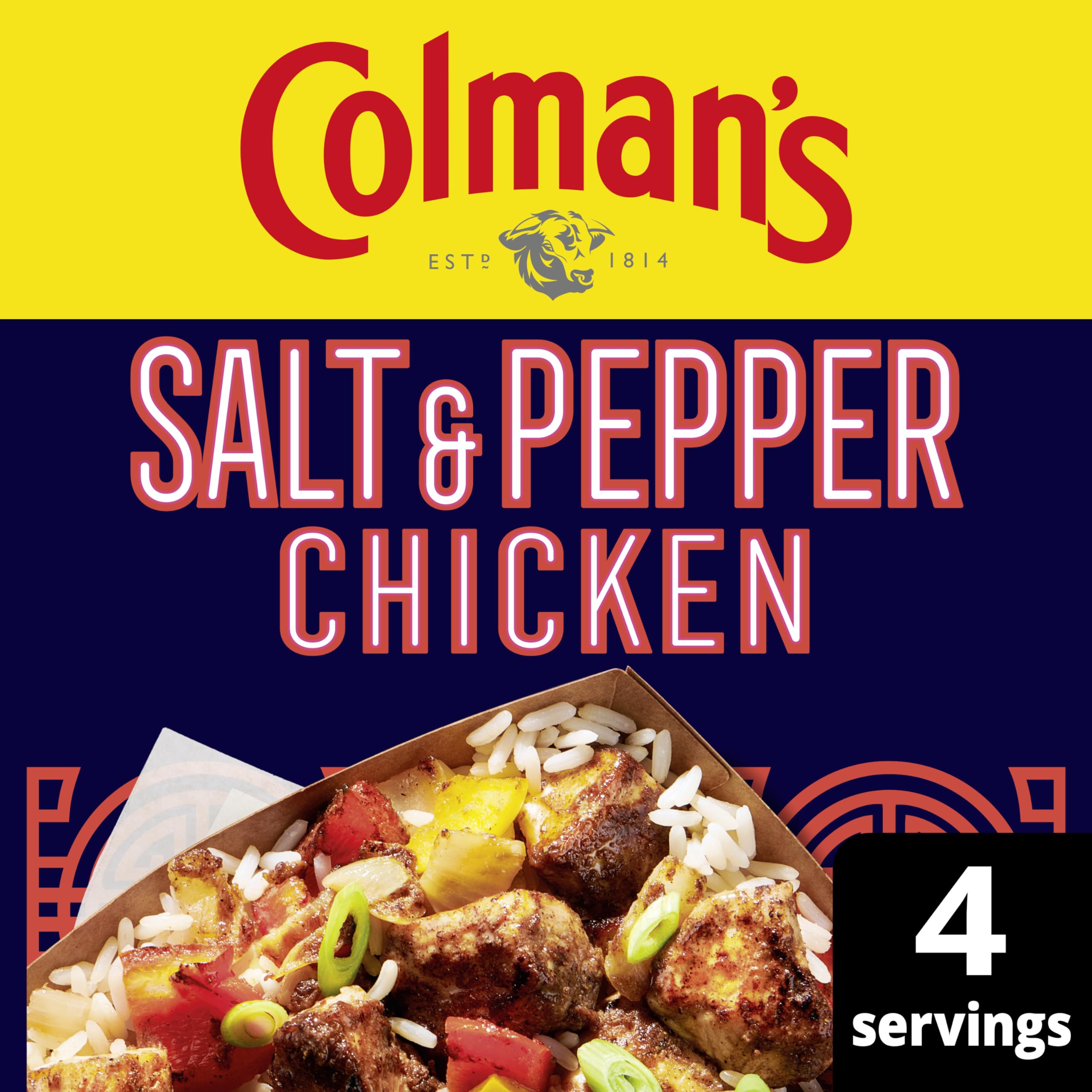 Colman's Weekend Wonders Salt & Pepper Chicken Meal Maker Recipe Mix | 4 Servings | 23g