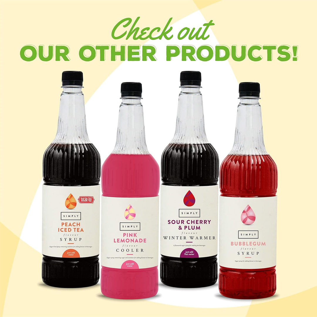 Simply - Sugar Free French Vanilla Syrup, Low Calorie Vegan Flavoured Beverage Syrup