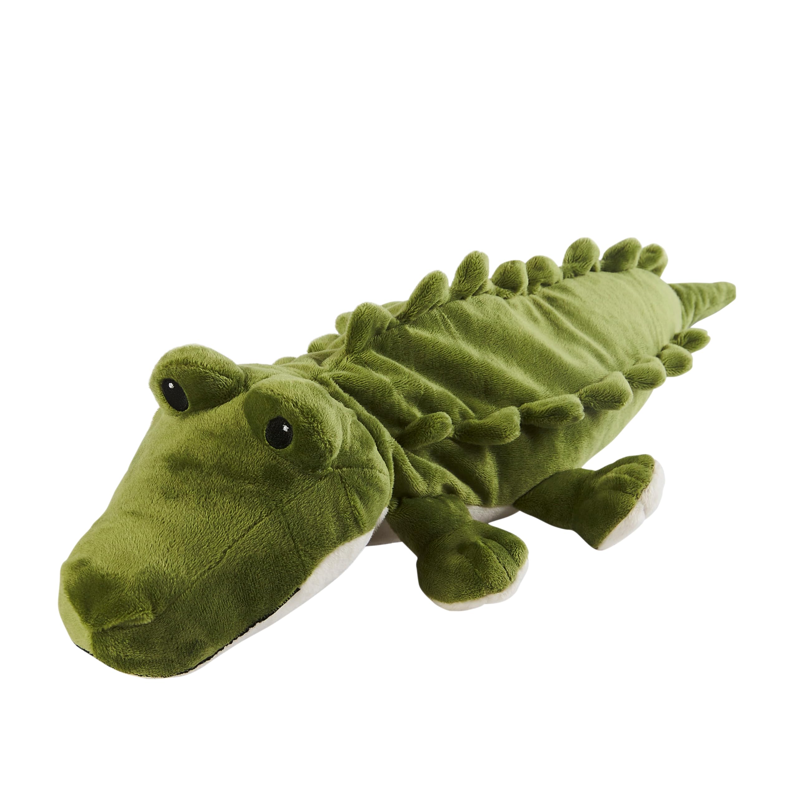 Warmies Plush Alligator Microwaveable Heat Pad | French Lavender Scent | Green 1