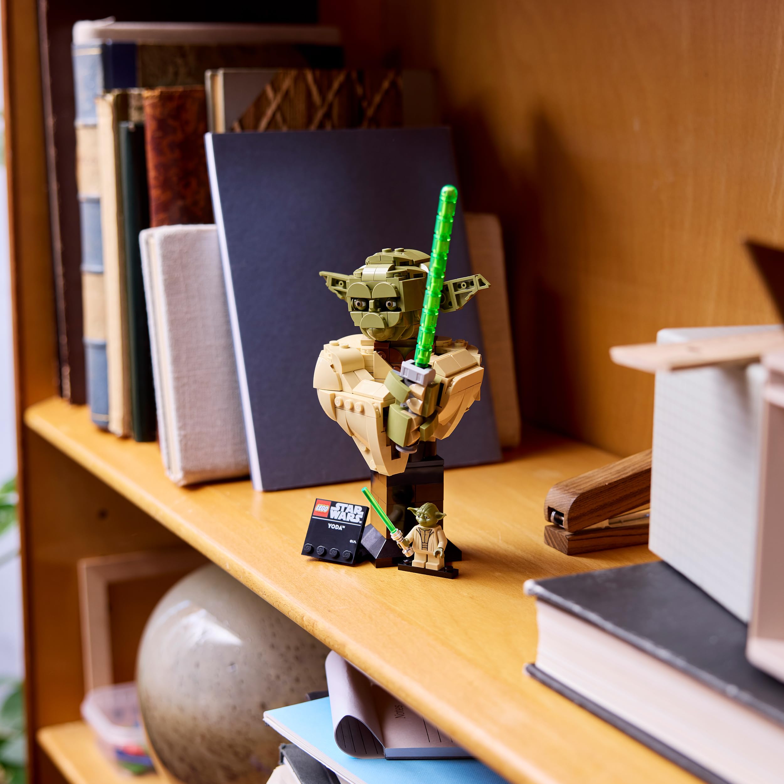 LEGO Star Wars 75438 Yoda Bust Display Model Kit for Adults | 18+ 3