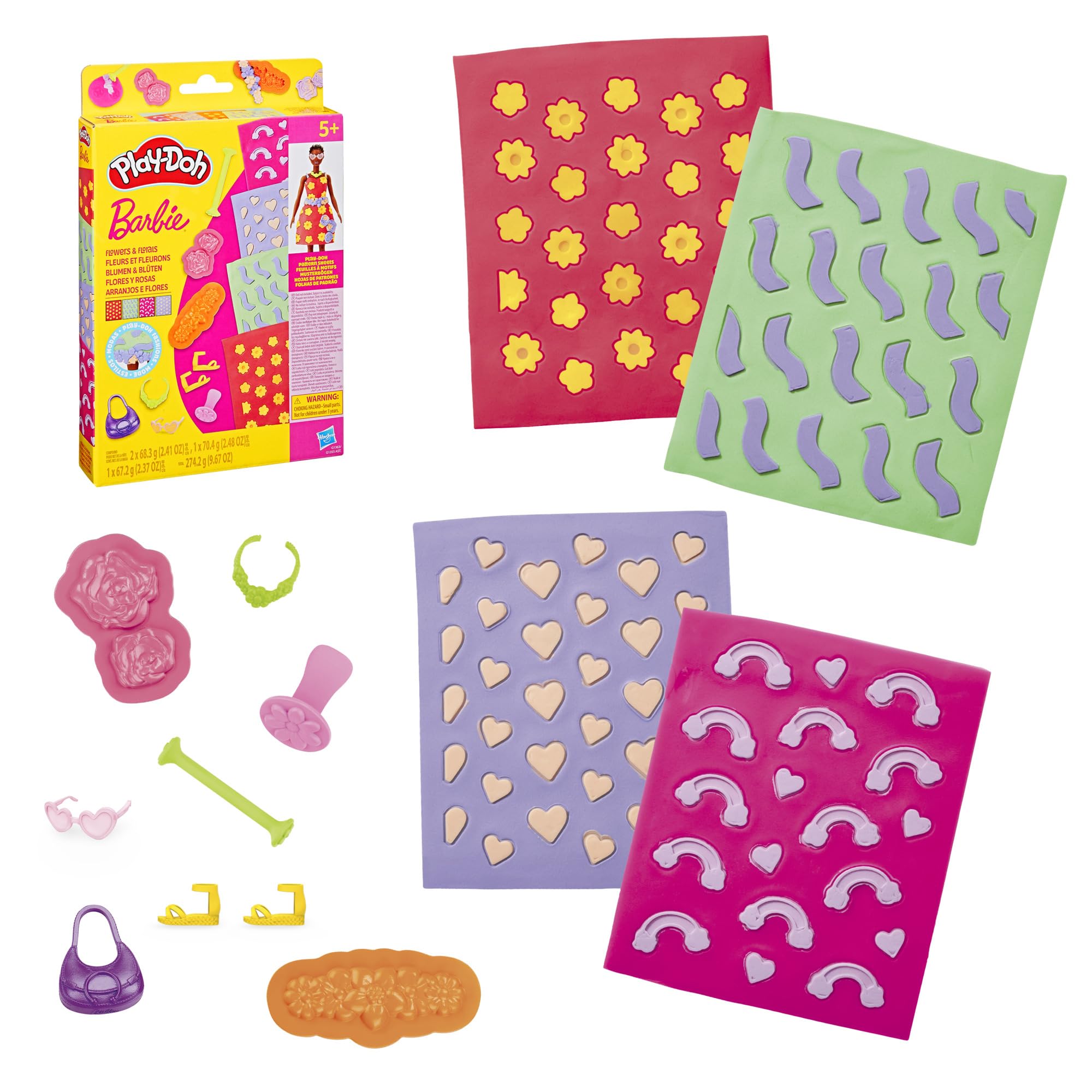 Play-Doh Barbie Flowers and Florals Accessory Pack - Ages 5+ 1