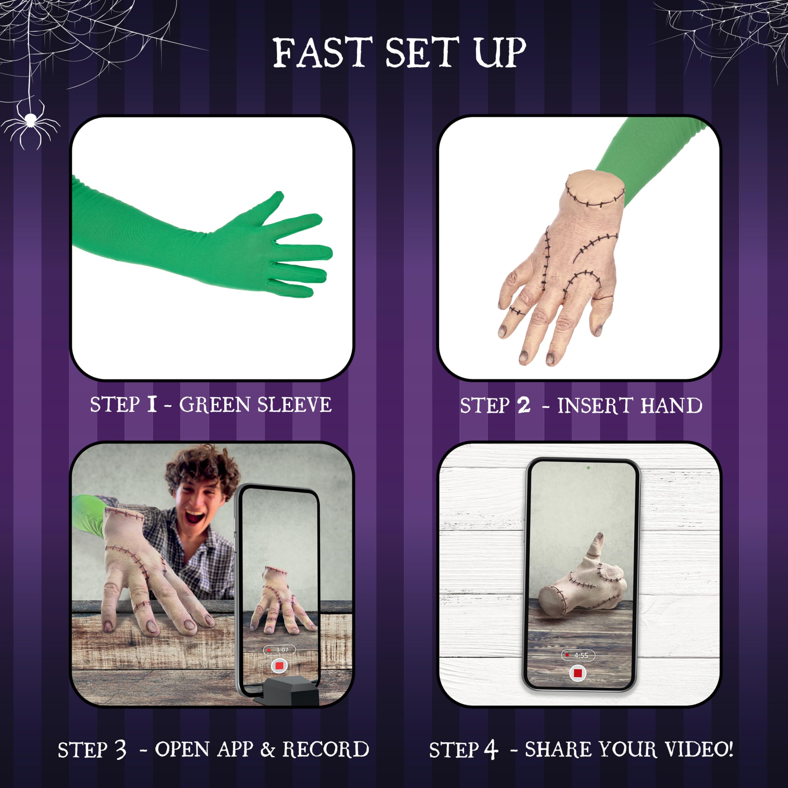 Real FX Thing by WOW! STUFF - Official Wednesday Series Movie-Scale Replica with Special Effects App 14