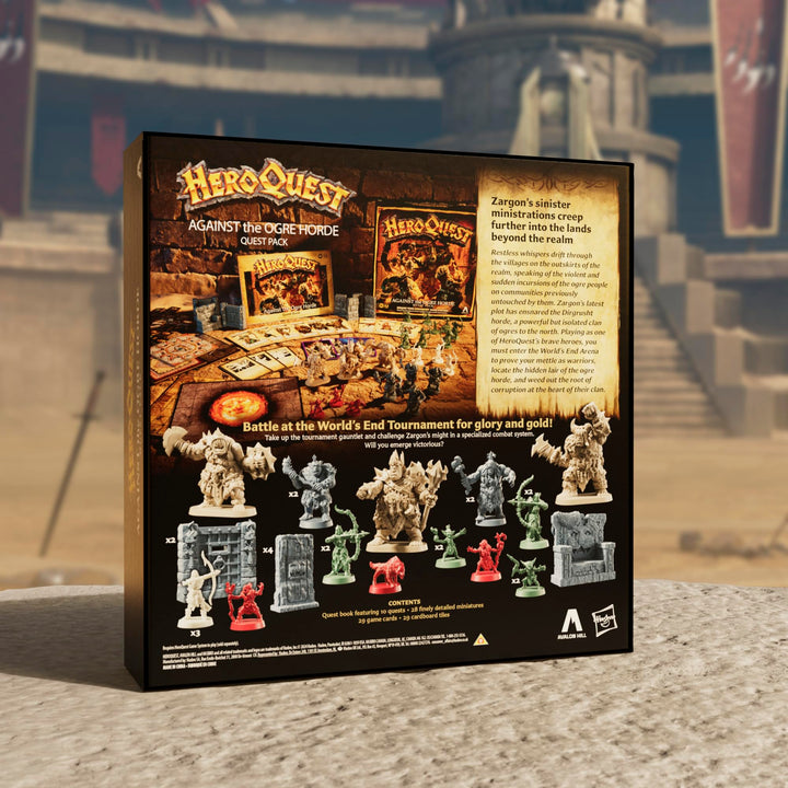 Avalon Hill HeroQuest Against the Ogre Horde Quest Pack – Fantasy Expansion for HeroQuest Game System