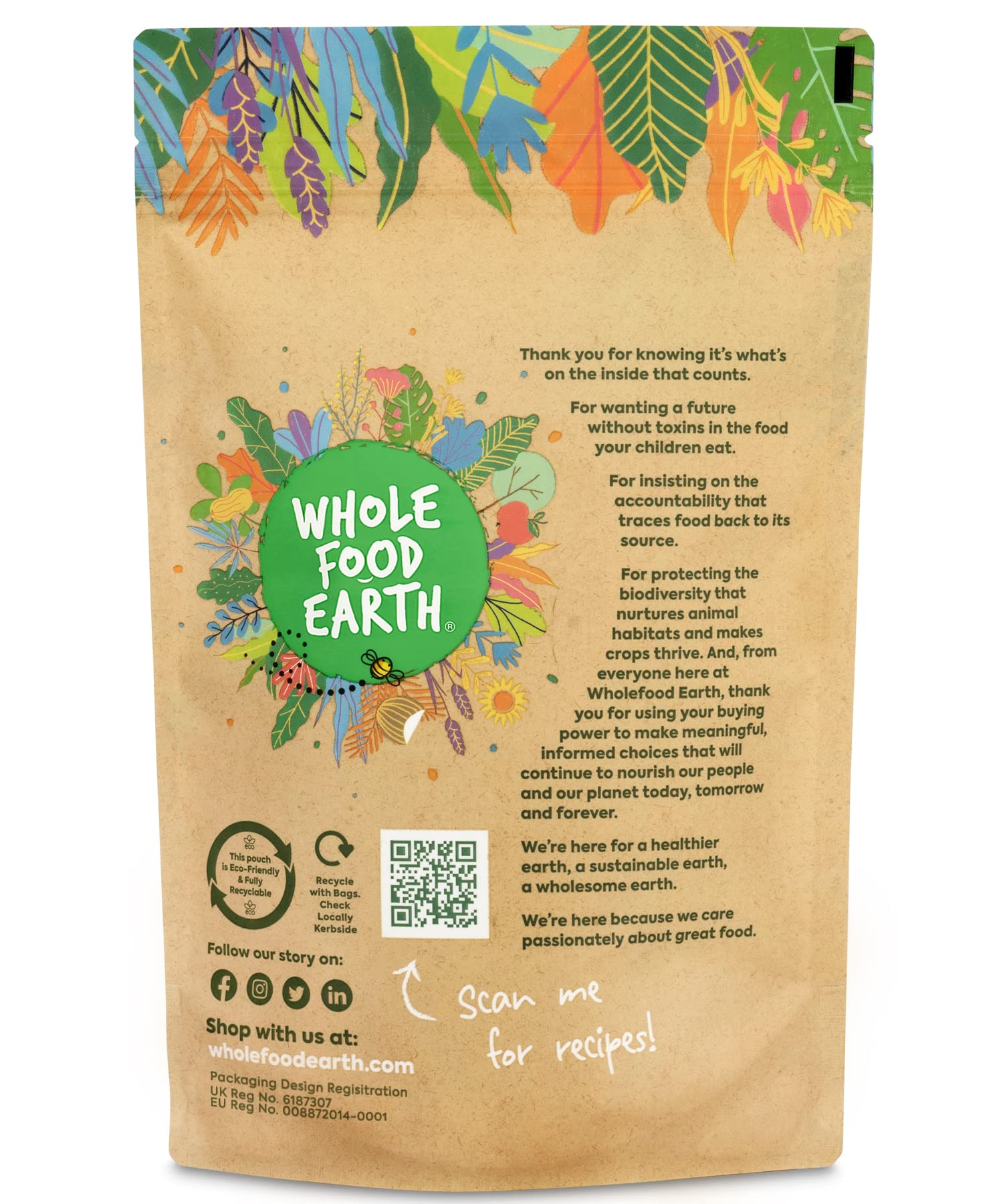 Wholefood Earth Organic Amaranth Seed - 500g | Raw | Vegan | GMO Free 2