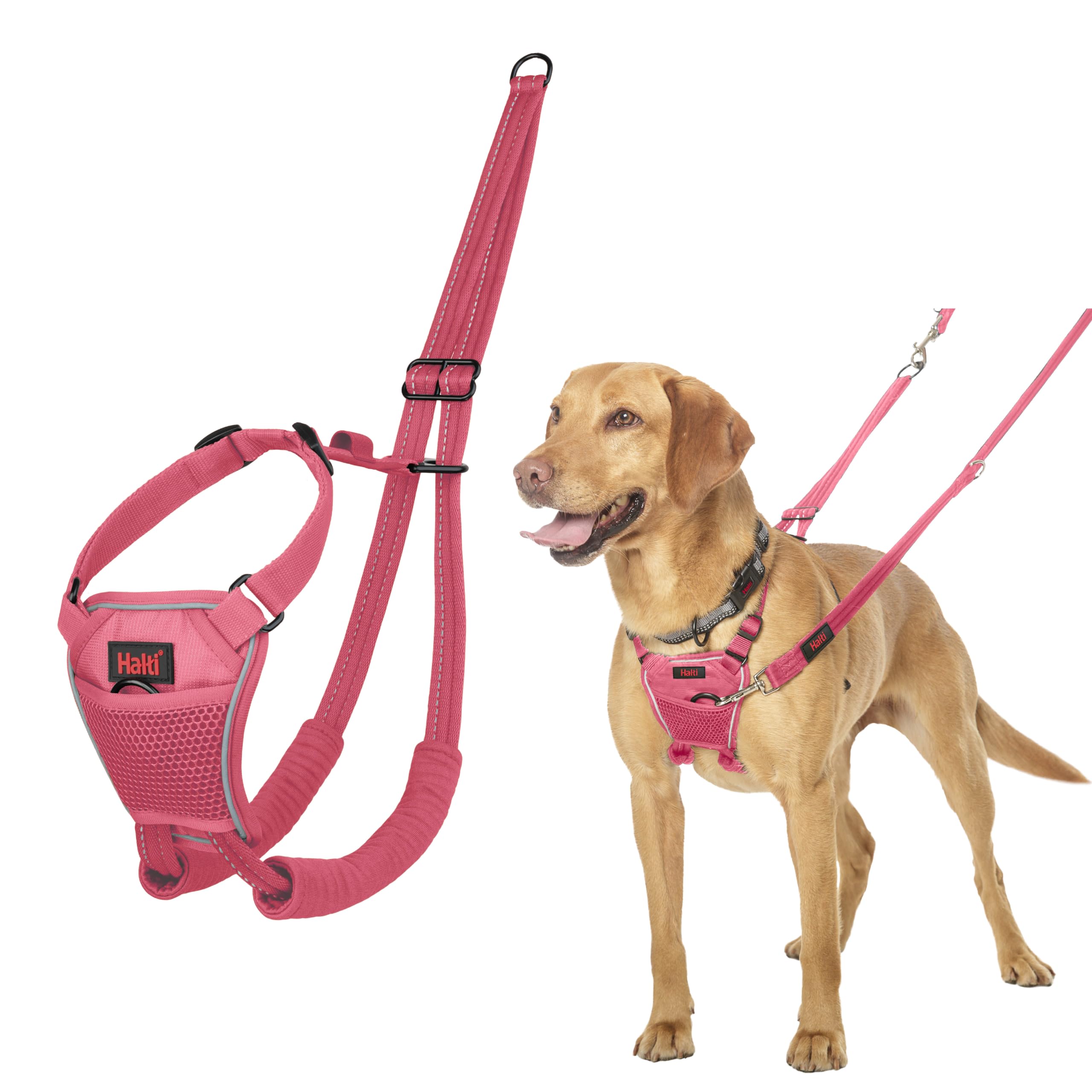 Halti No Pull Dog Harness - Stops Pulling | Size M | Pink
