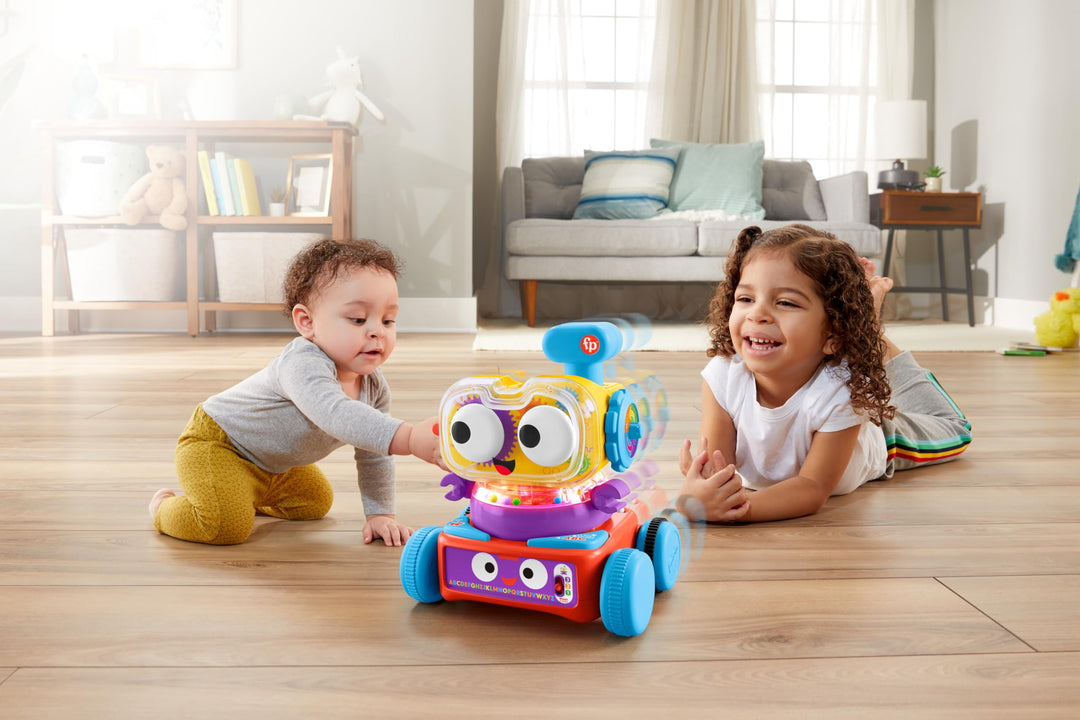 Fisher-Price 4-in-1 Ultimate Learning Bot - Educational Electronic Toy for Ages 6 Months+