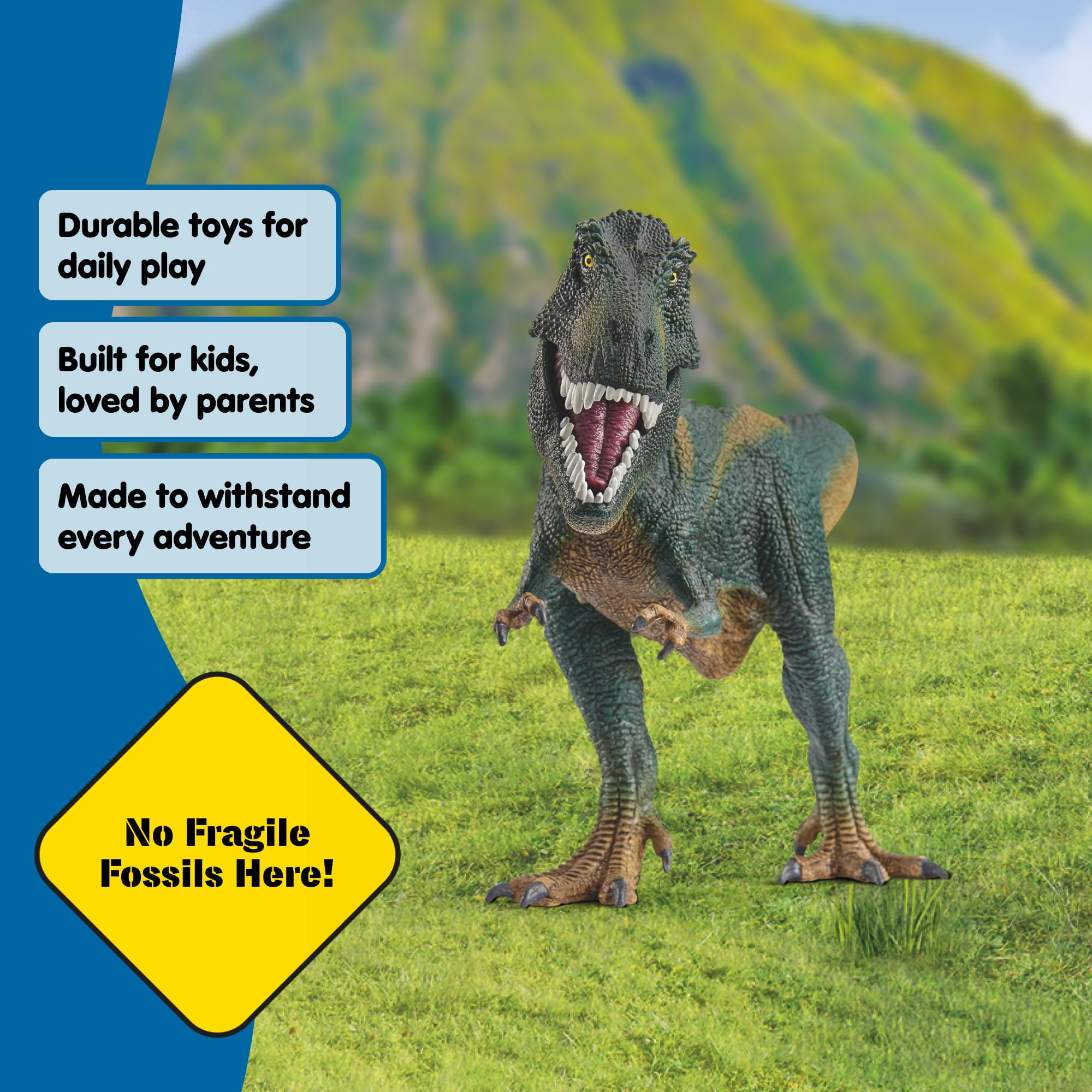 Schleich Tyrannosaurus Rex Toy Dinosaur - Realistic Design, Movable Jaw | Ages 3+ 4