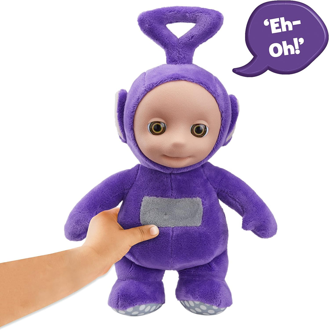 Teletubbies Talking Tinky Winky Soft Toy - Plush Interactive Figure for Toddlers