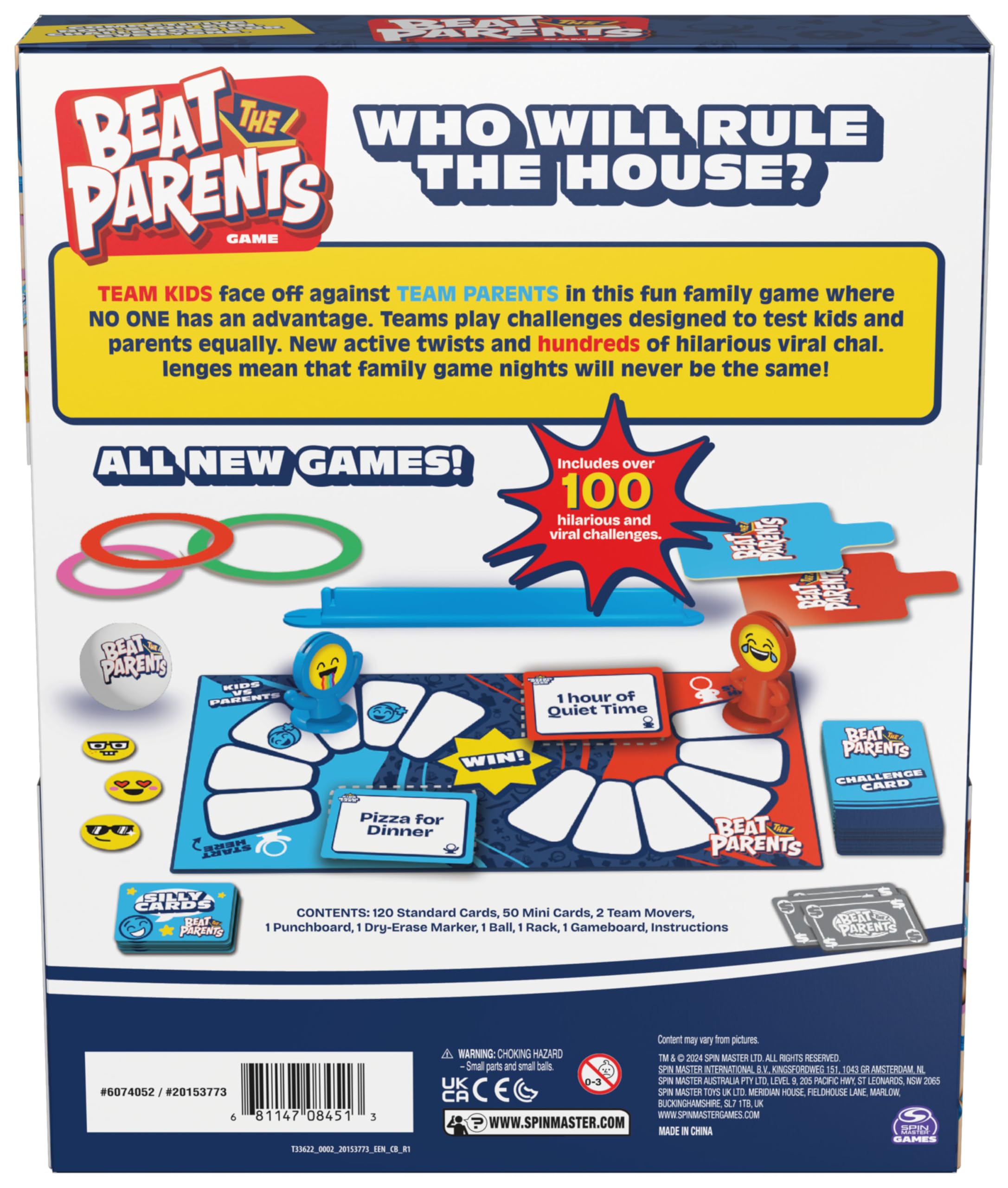 Spin Master Games Beat the Parents 2025 Edition with New Challenges & Car 7