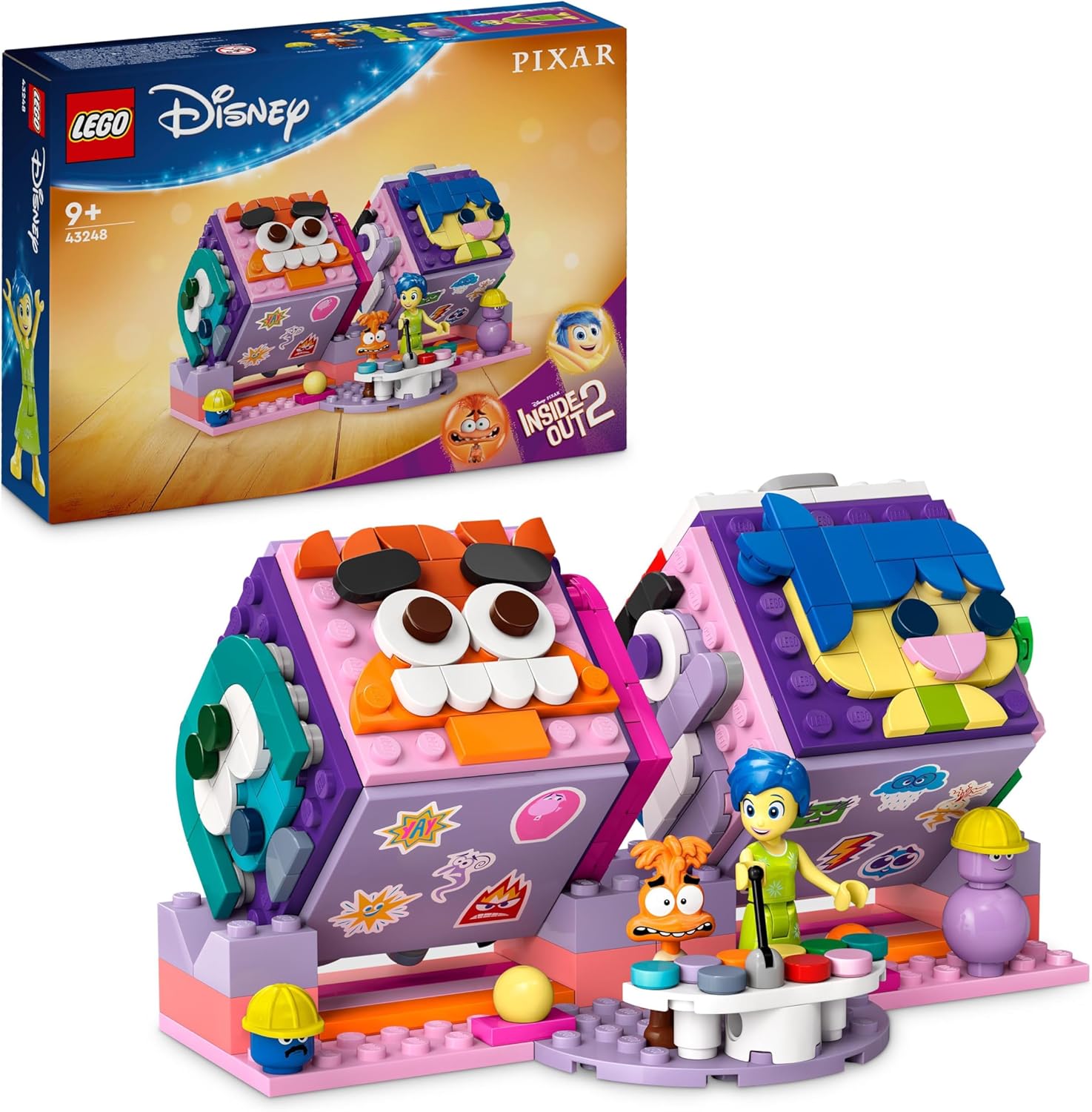 LEGO Disney Pixar Inside Out 2 Mood Cubes Playset - Building Toy for Ages 9+ 1