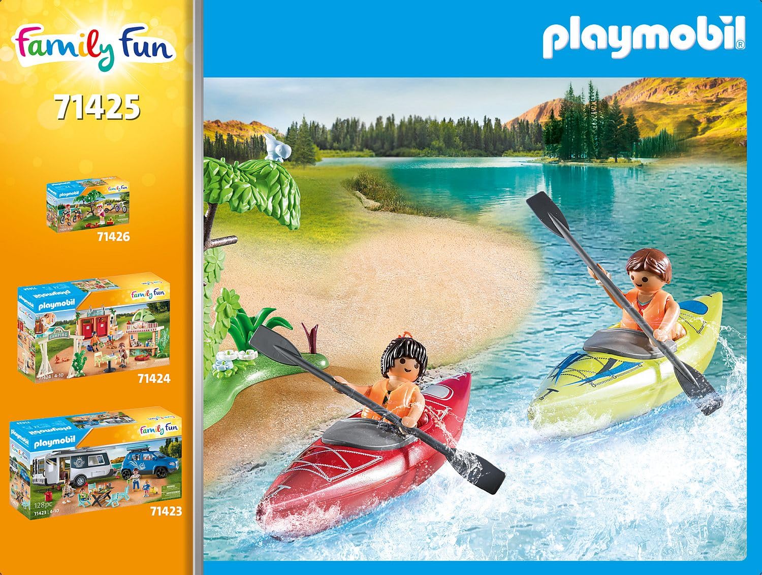 Playmobil Family Fun Campsite with Campfire Playset | Ages 4+ | 54 Pieces 5