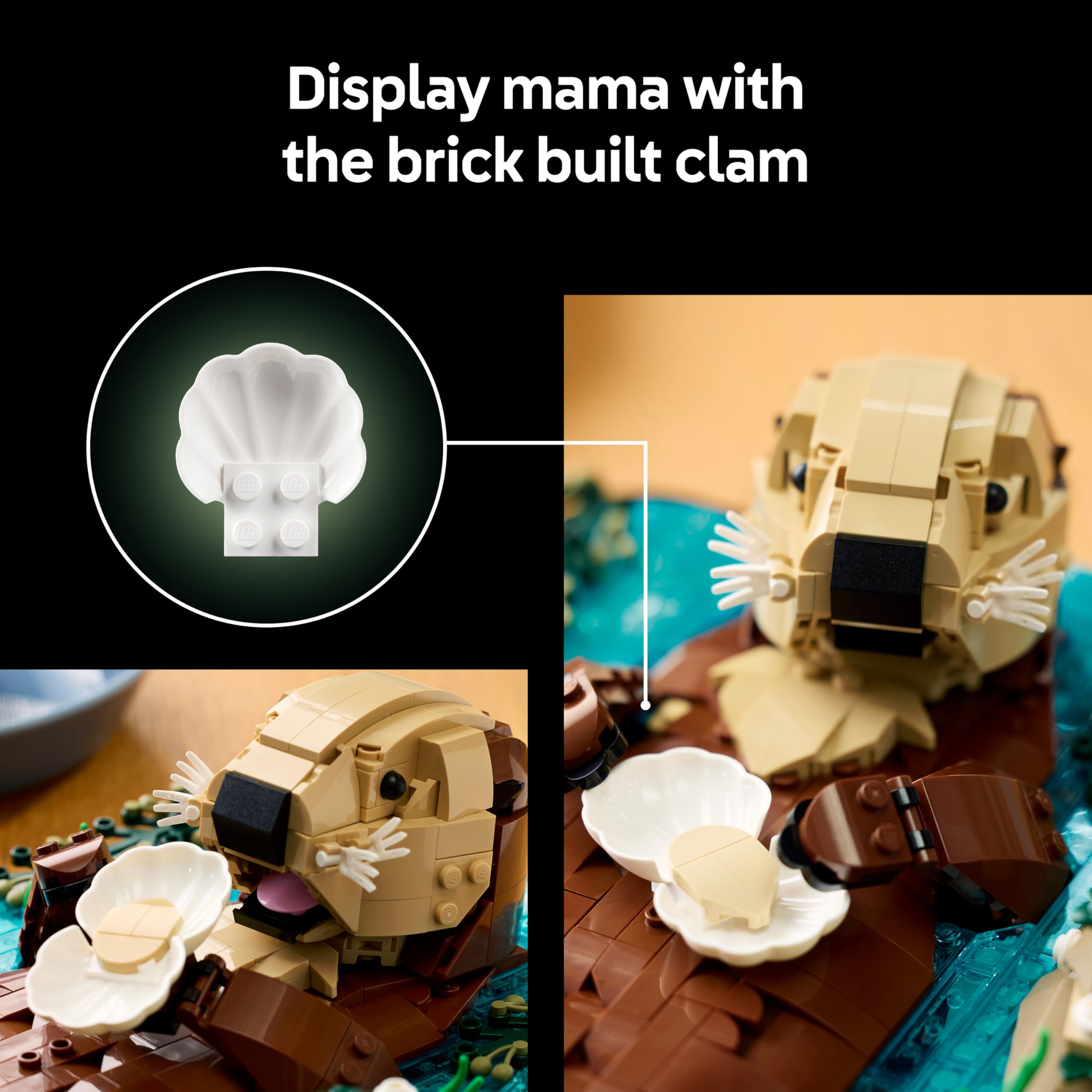 LEGO Ideas Floating Sea Otters 21366 Building Set for Adults | 18+ | Mindful Craft Kit 6