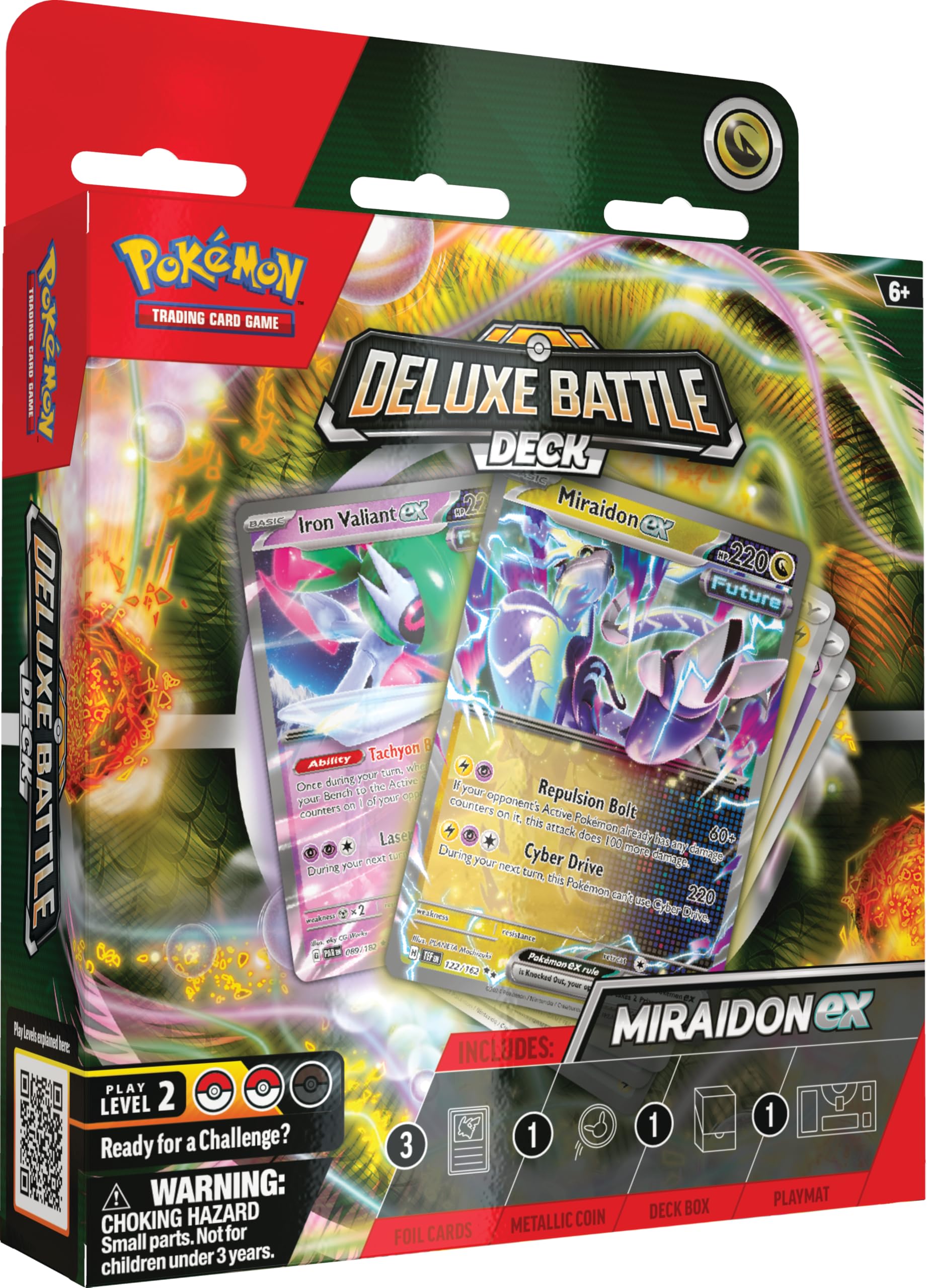 Pokémon Miraidon ex Deluxe Battle Deck - Ready-to-Play 60-Card Deck | Ages 6+ 1