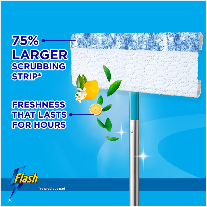 Flash - Speedmop Wet Mop Floor Cleaner Starter Kit with Scrubbing Action