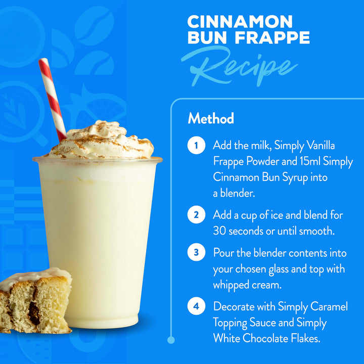 Simply Cinnamon Bun Syrup - Vegan, Nut Free & Halal Certified Flavoured Syrup