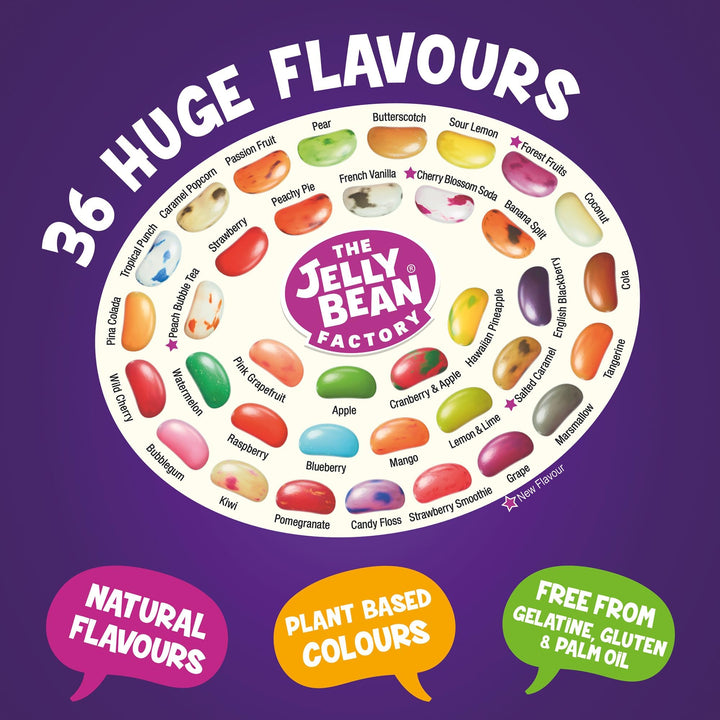 The Jelly Bean Factory Gourmet Jelly Beans Gift 380g Can - Bulk Gluten Free Sweets