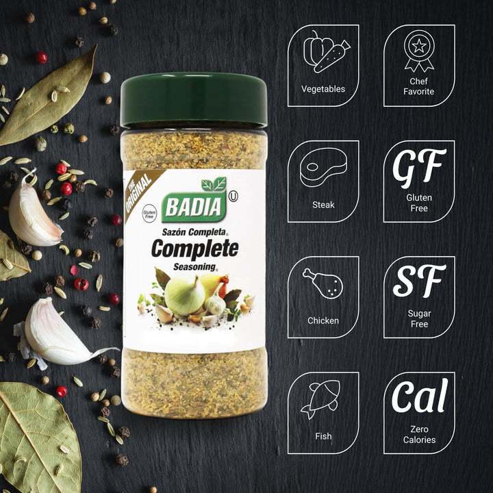 Badia Complete Seasoning 12 oz - Gluten-Free All-Purpose Spice Blend