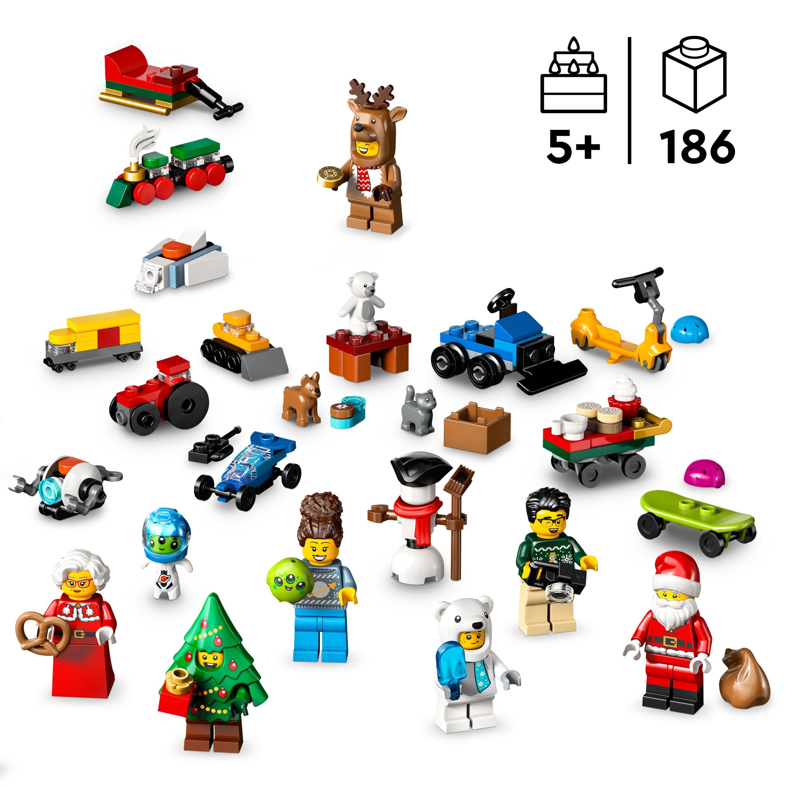 LEGO City Advent Calendar 2025 - 24-Day Holiday Building Playset for Ages 5+ 2