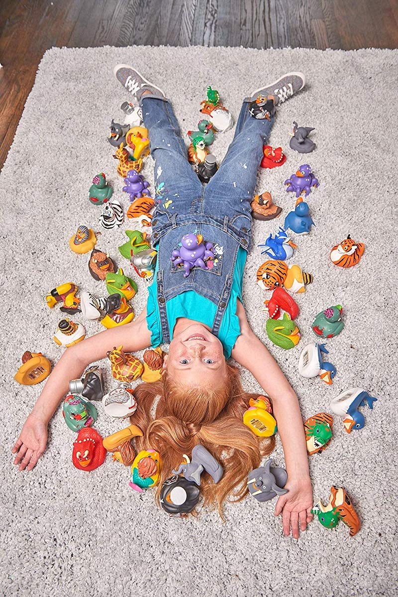 WILD REPUBLIC Rubber Duck - Green Sea Turtle Bath Toy | Mold-Free | Ages 6 Months+