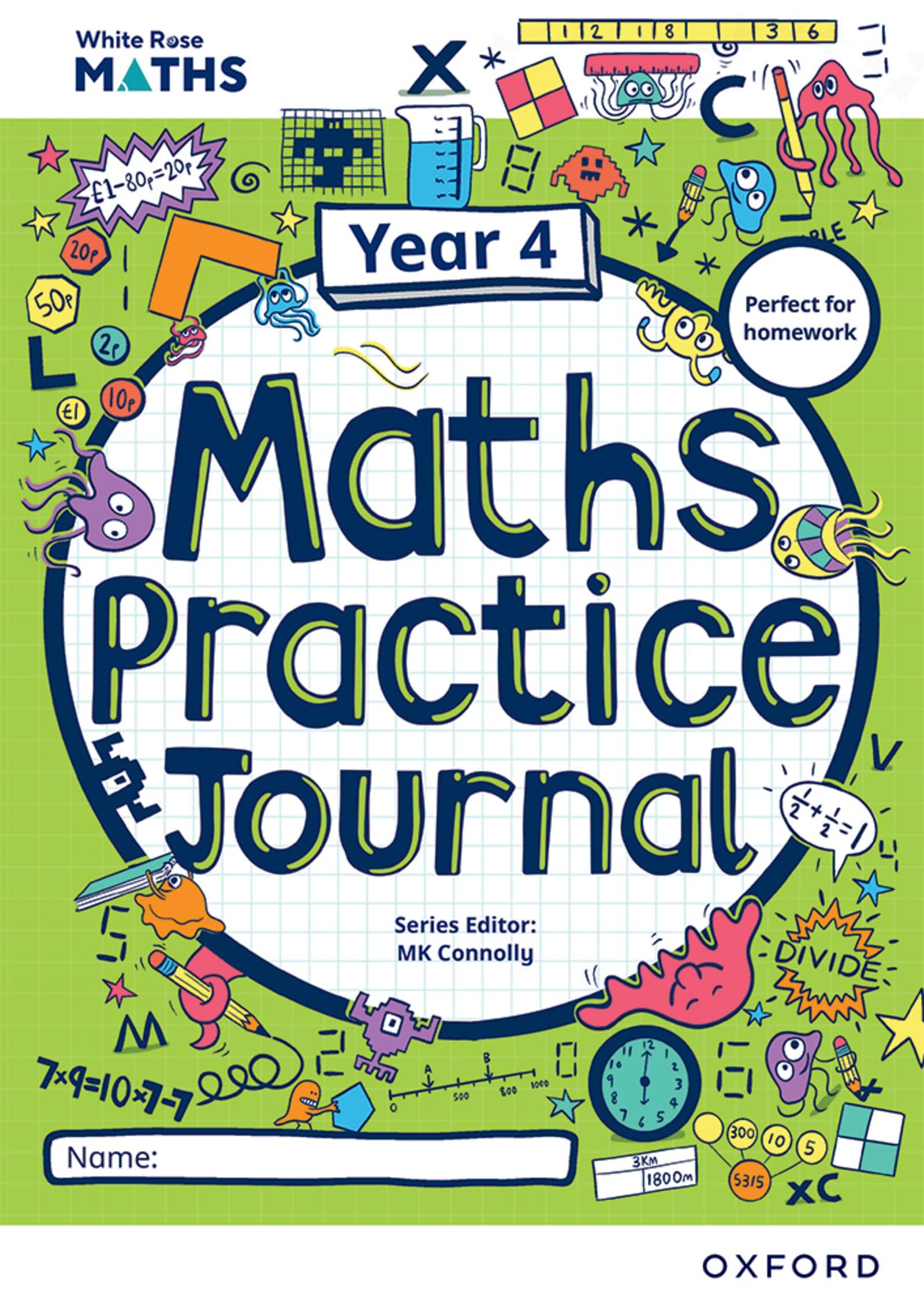 Oxford University Press White Rose Maths Practice Journals Year 4 Workbook | Paperback 1