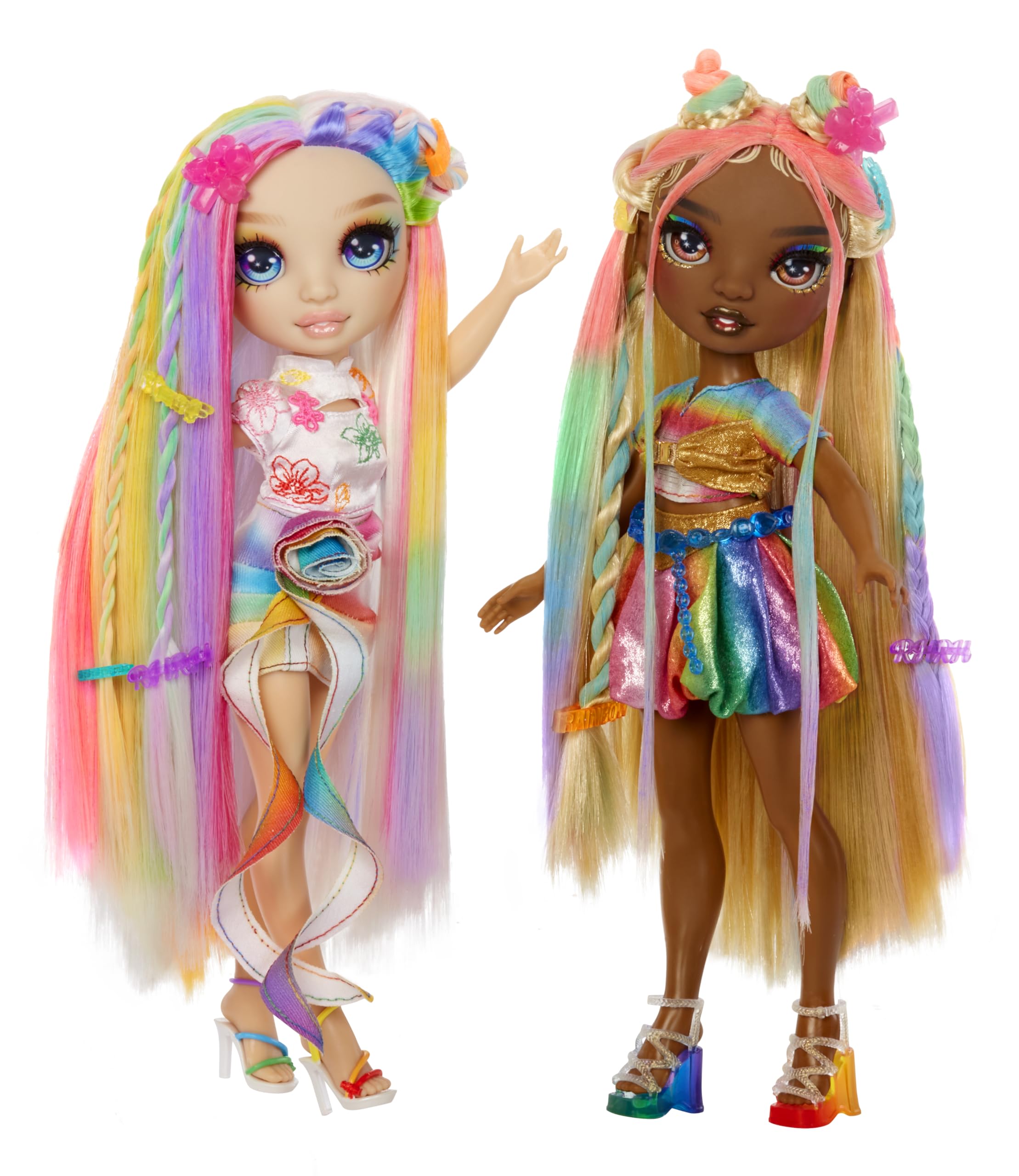 Rainbow High Amaya Hair Chalk & Style Doll - 28 cm Fashion Doll with Washable Hair Chalk Kit 4