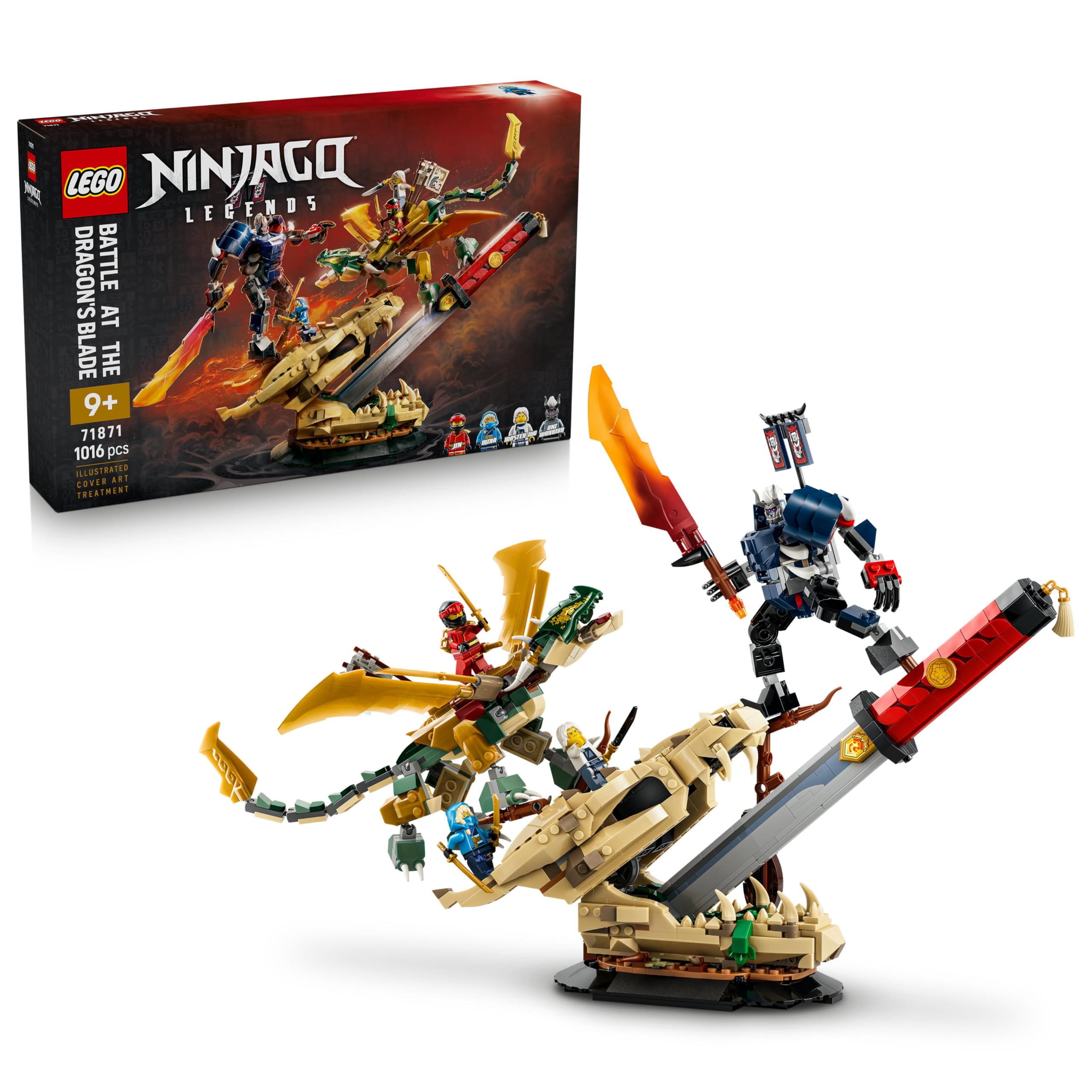 LEGO NINJAGO Battle at the Dragon's Blade Building Set | Ages 9+ | Model 71871 1