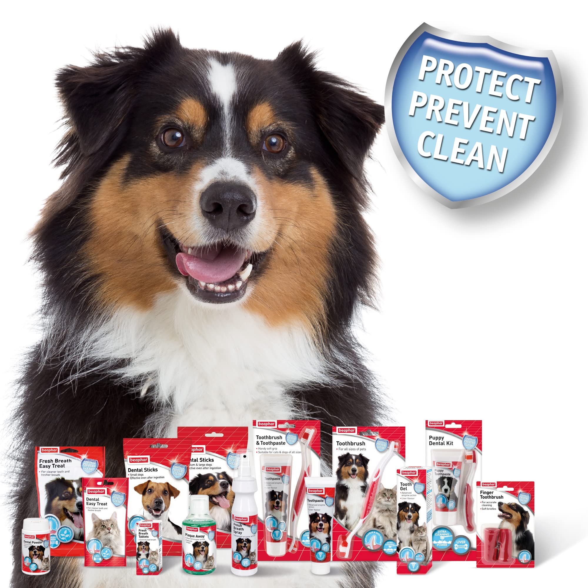 Beaphar Finger Toothbrush for Dogs and Cats - Gentle Cleaning, Red, 2 Count Pack 7