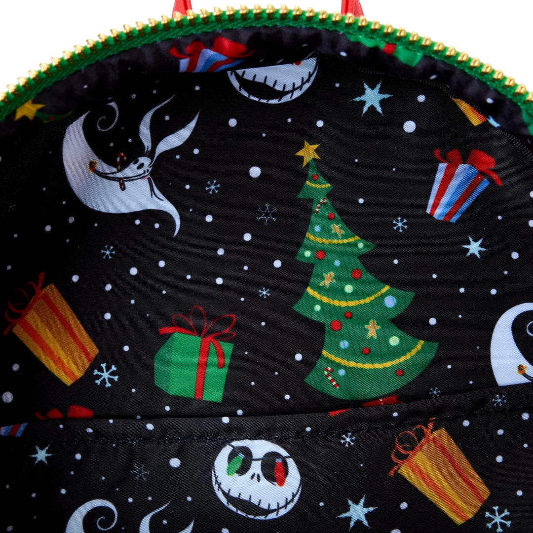 Loungefly The Nightmare Before Christmas Jack Wrapped Up In Lights Mini Backpack (WDBK3787)