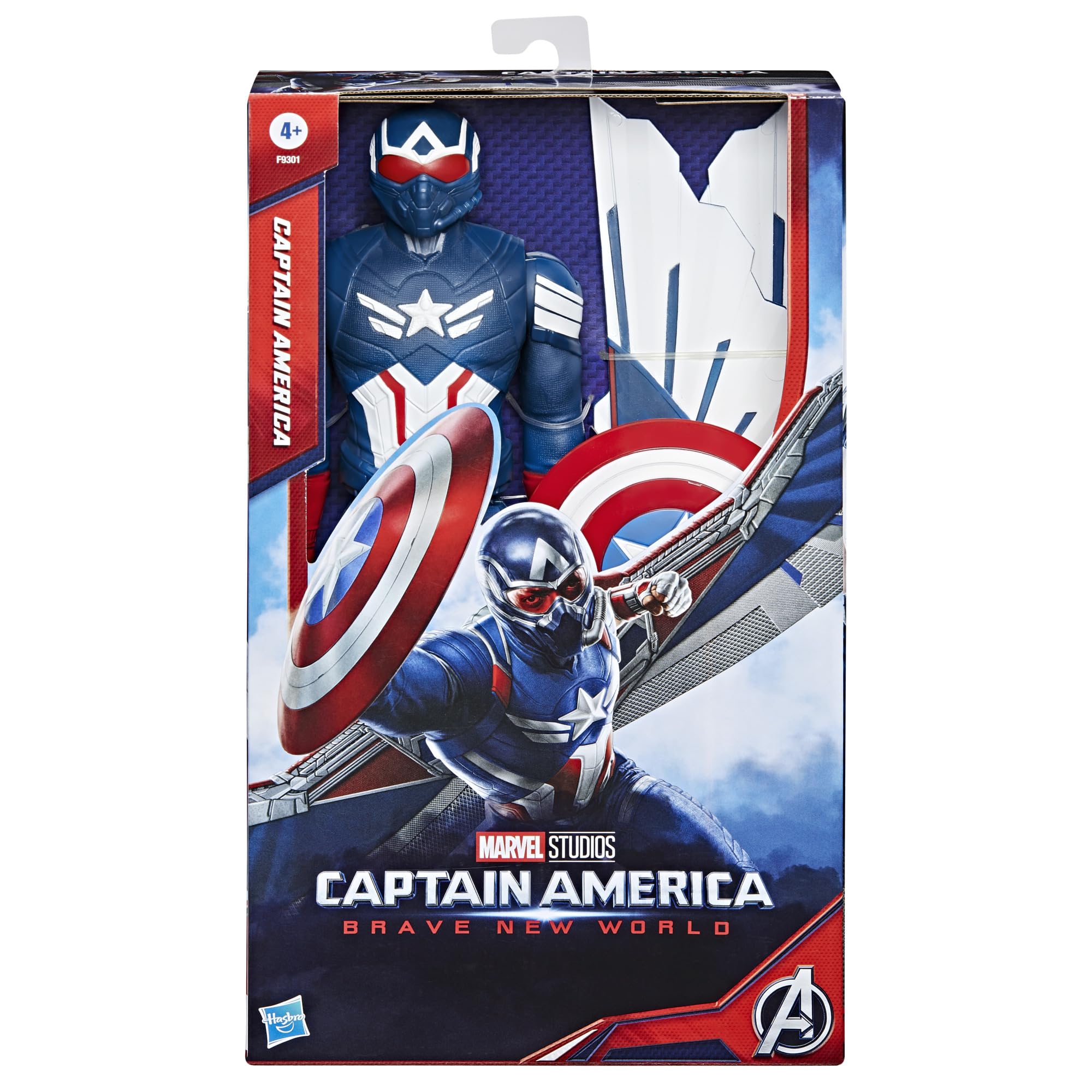 Marvel Captain America Brave New World 12-Inch Deluxe Action Figure | Ages 4+ | F9301