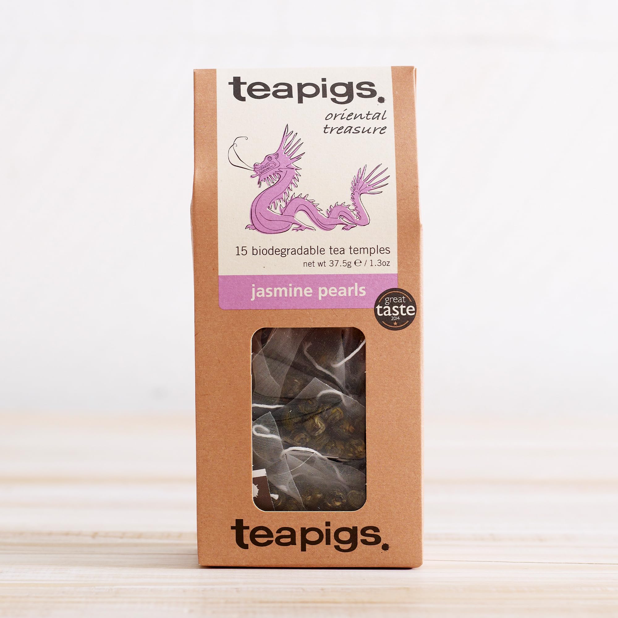 teapigs Jasmine Pearls Tea Bags - Whole Leaf Green Tea with Jasmine, 15-Pack 6